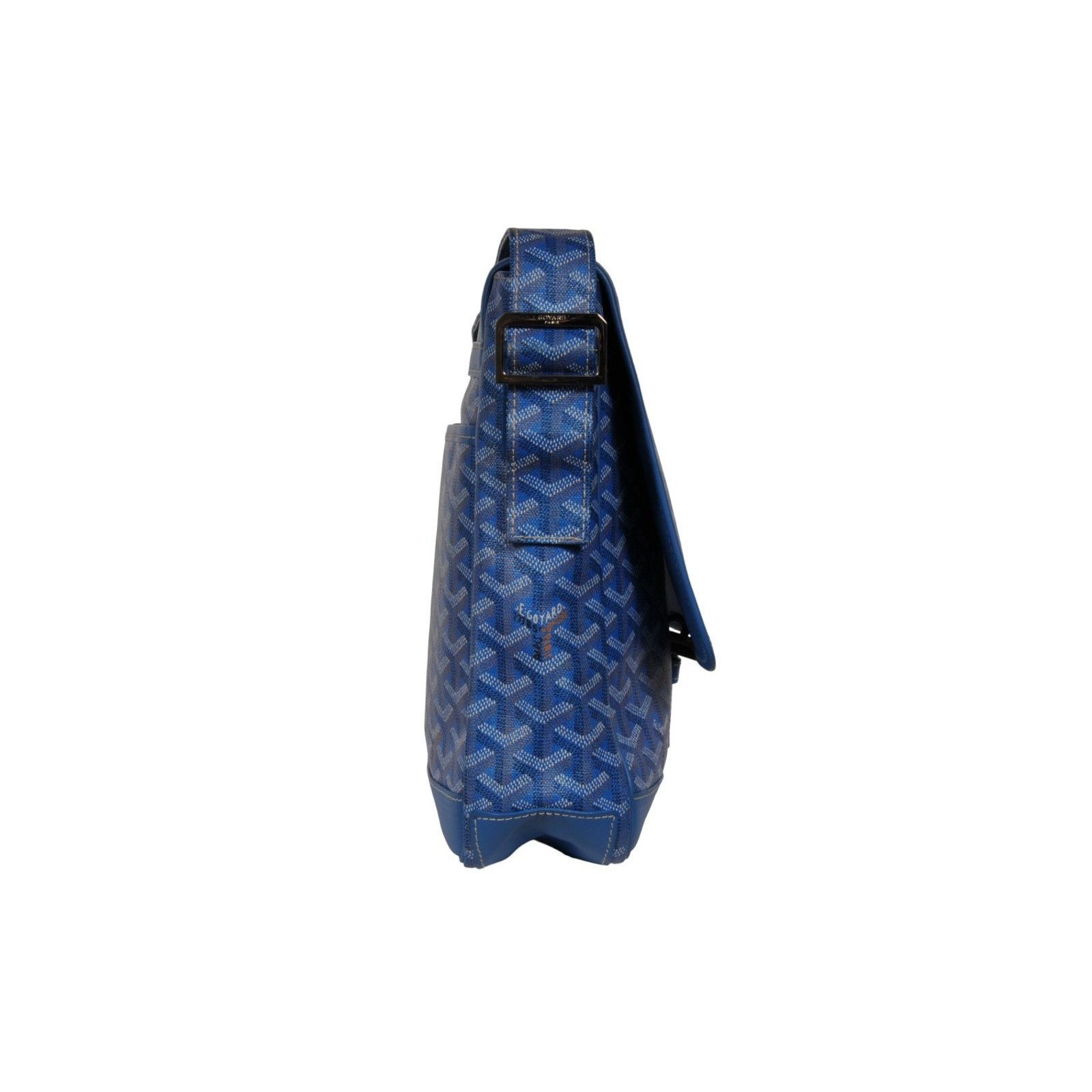Goyard Grand Bleu MM Messenger Travel Bag Blue - 02639 Size ONE SIZE - 10 Thumbnail