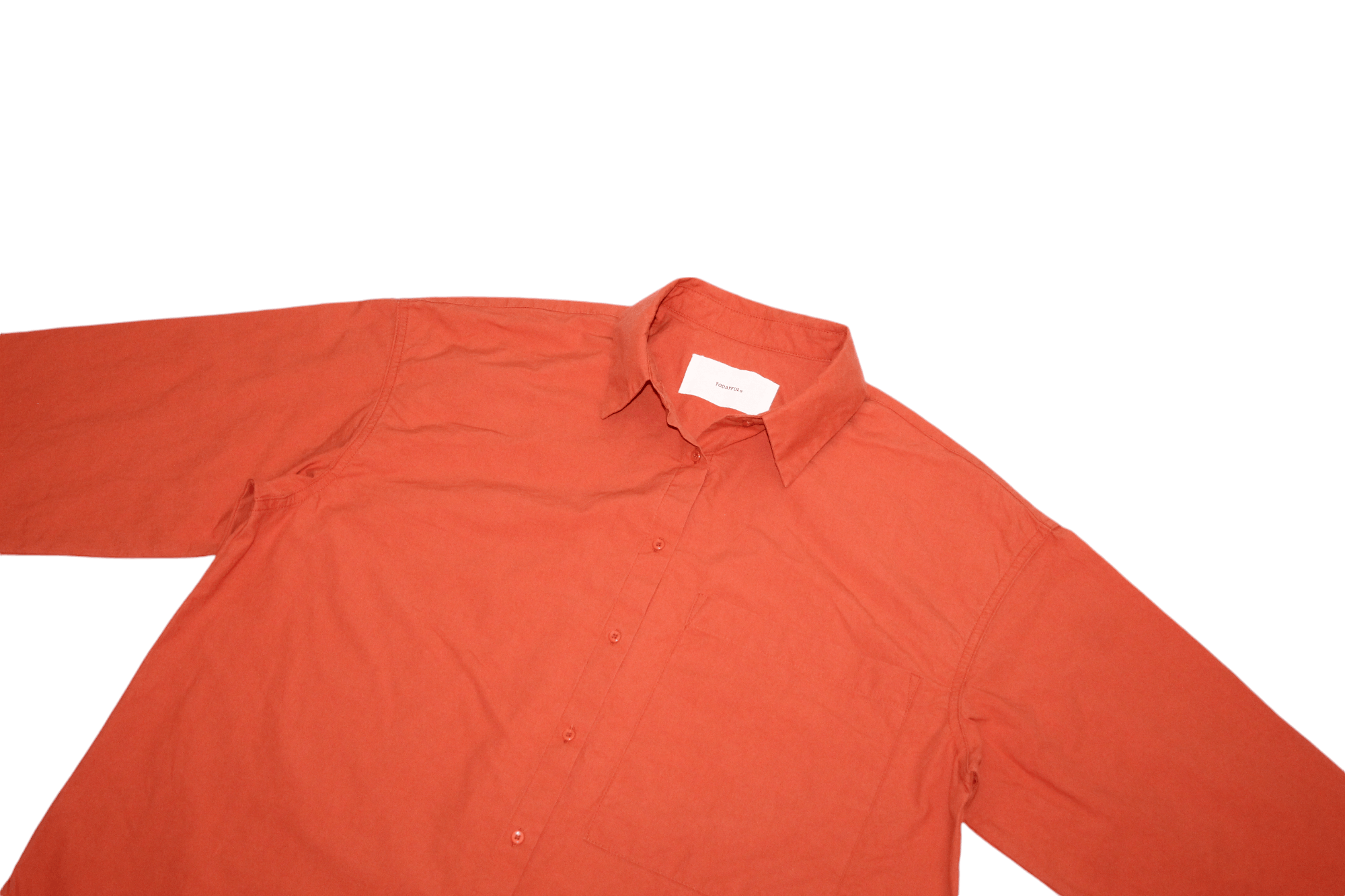 Japanese Brand Todayful Garment Dyed Oversized Twill Cotton Shirt Size US M / EU 48-50 / 2 - 2 Thumbnail