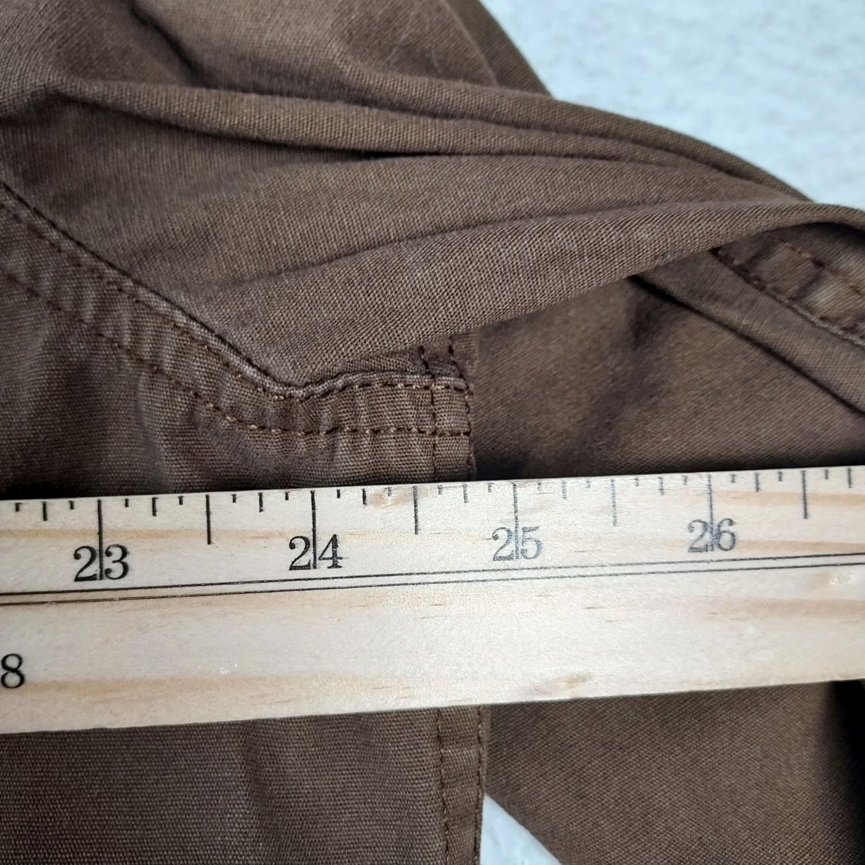 Dickies Dickies Work Shirt Mens XL Brown Button Up Long Sleeve Cotton Pocketed Utility Regular Fit Button-Front Casual Workwear Shirt Size US XL / EU 56 / 4 - 6 Thumbnail