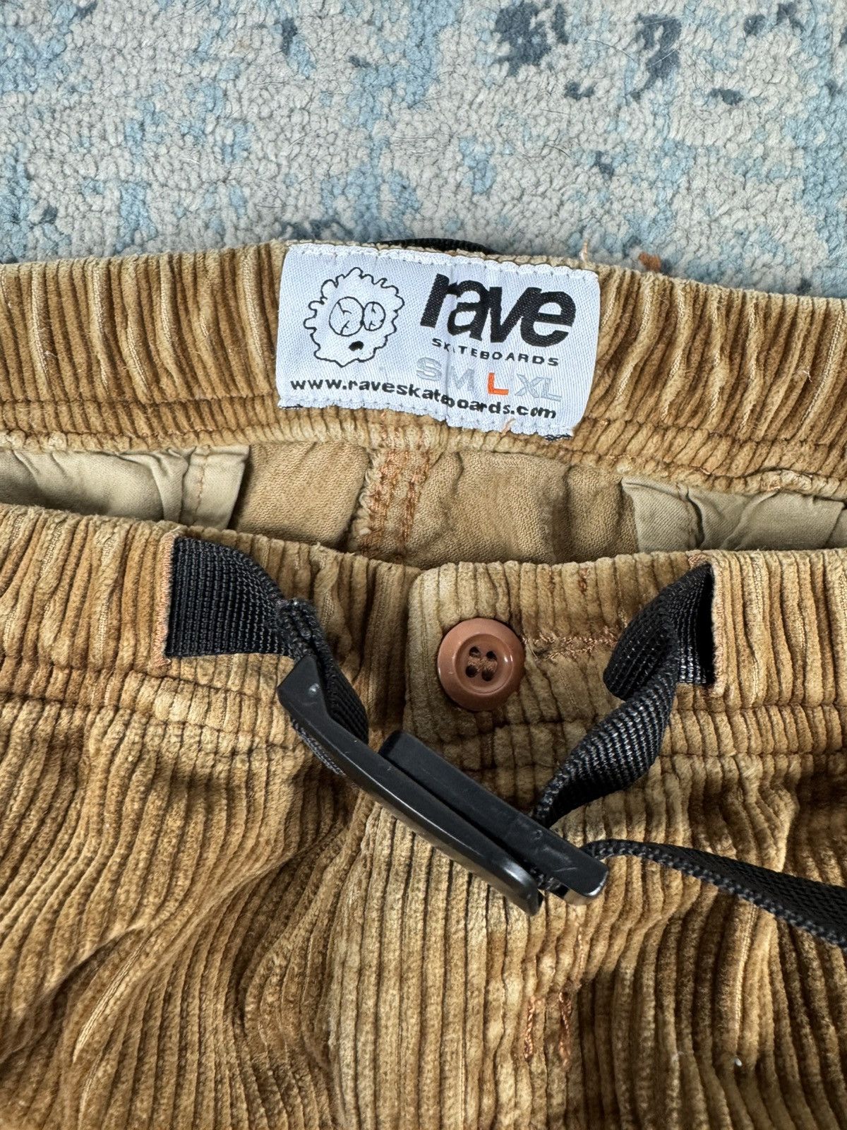 Japanese Brand Rave Skateboards baggy cords corduroy skate pants Size US 32 / EU 48 - 9 Thumbnail
