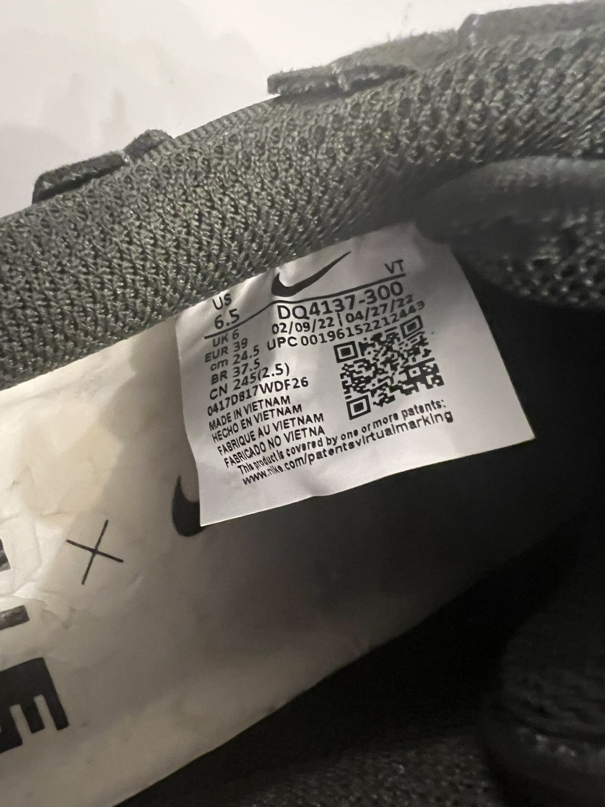 Billie Eilish × Nike Billie Eilish x Air Force 1Low ‘Sequoia’ Size US 6.5 / EU 39-40 - 6 Thumbnail