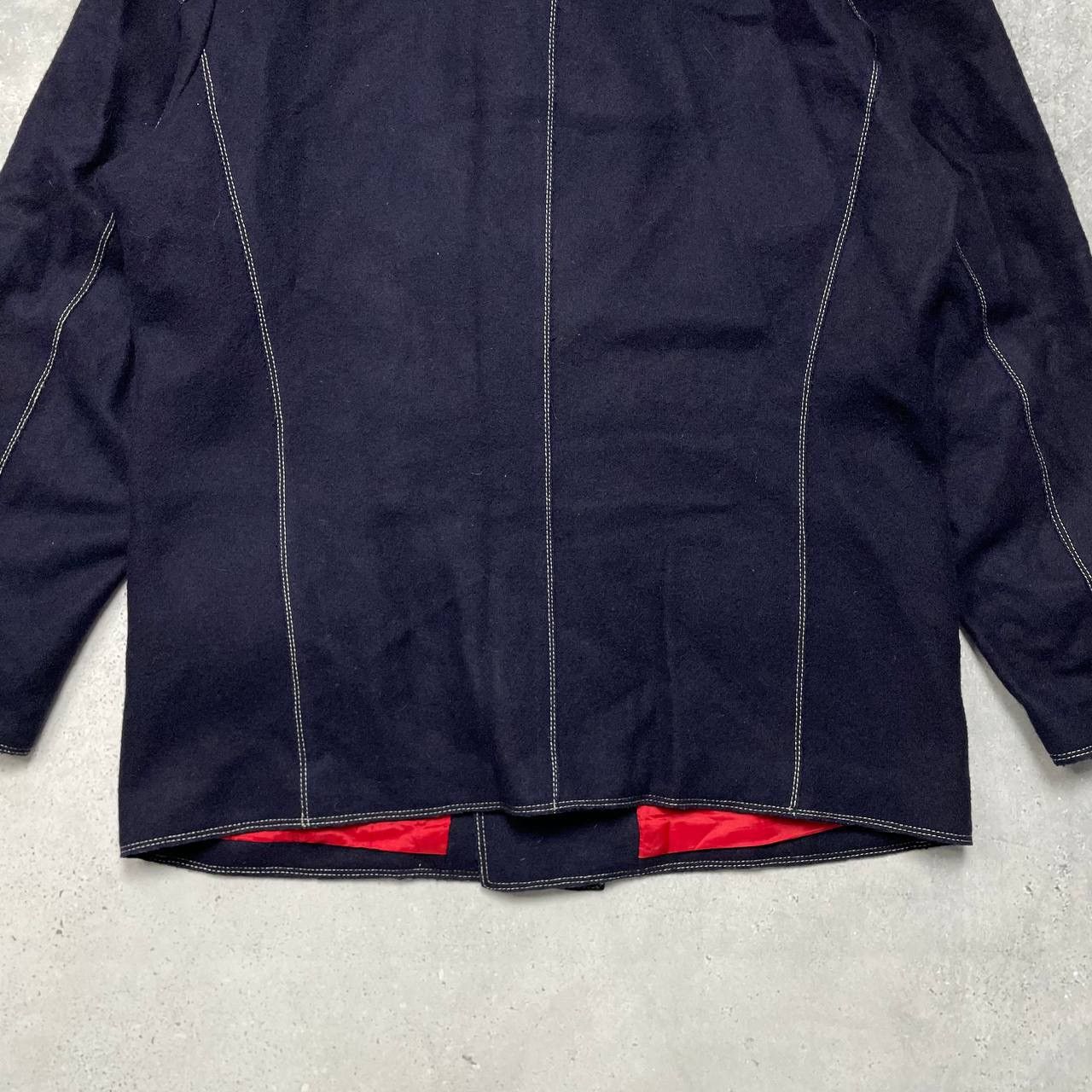 Jean Paul Gaultier Vintage 90s Junior Gaultier Sailor Wool Pea Coat Jacket Size US M / EU 48-50 / 2 - 23 Thumbnail