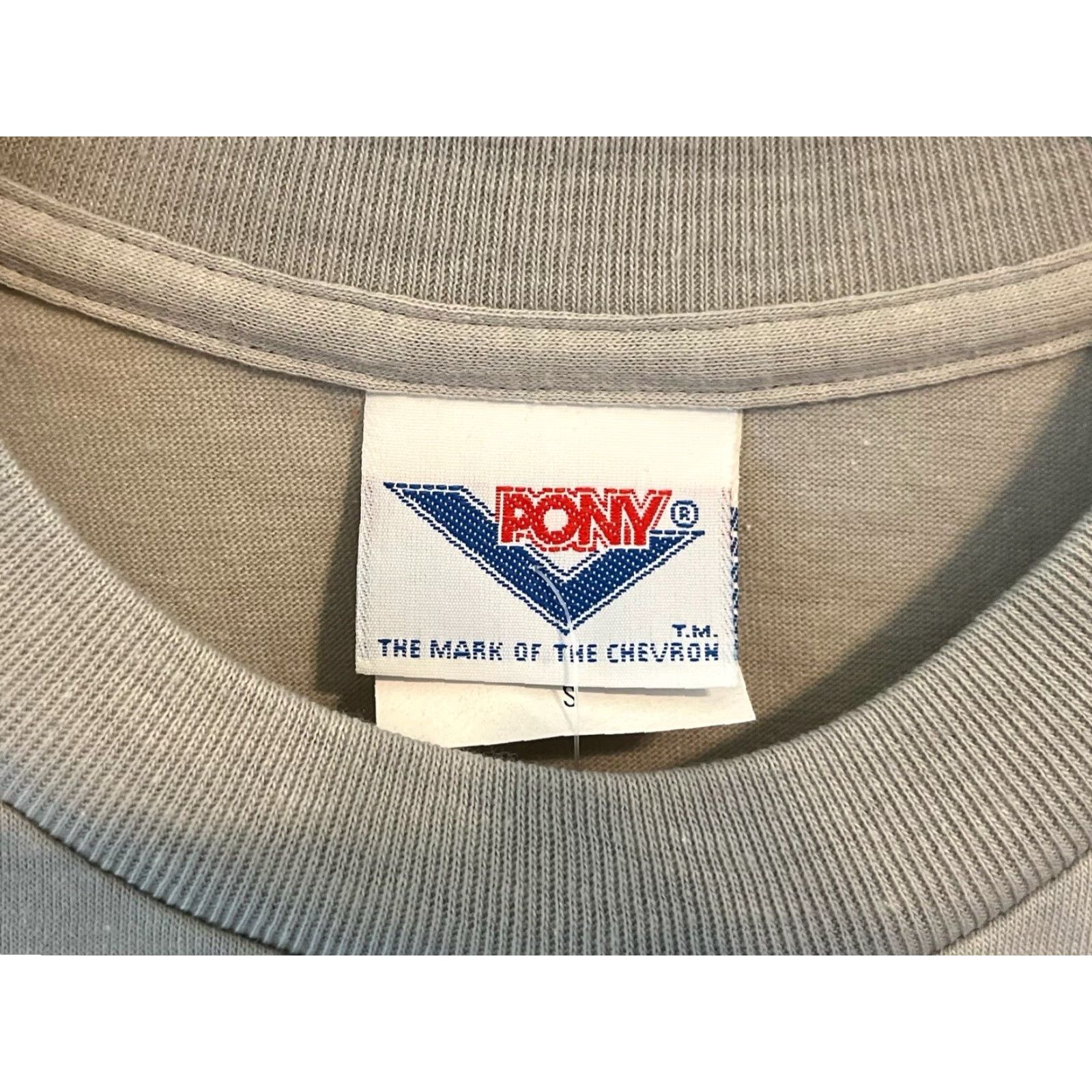 PONY VINTAGE PONY T-SHIRT Mens Small Gray 90s Made in USA Deadstock NWT Size US S / EU 44-46 / 1 - 6 Thumbnail