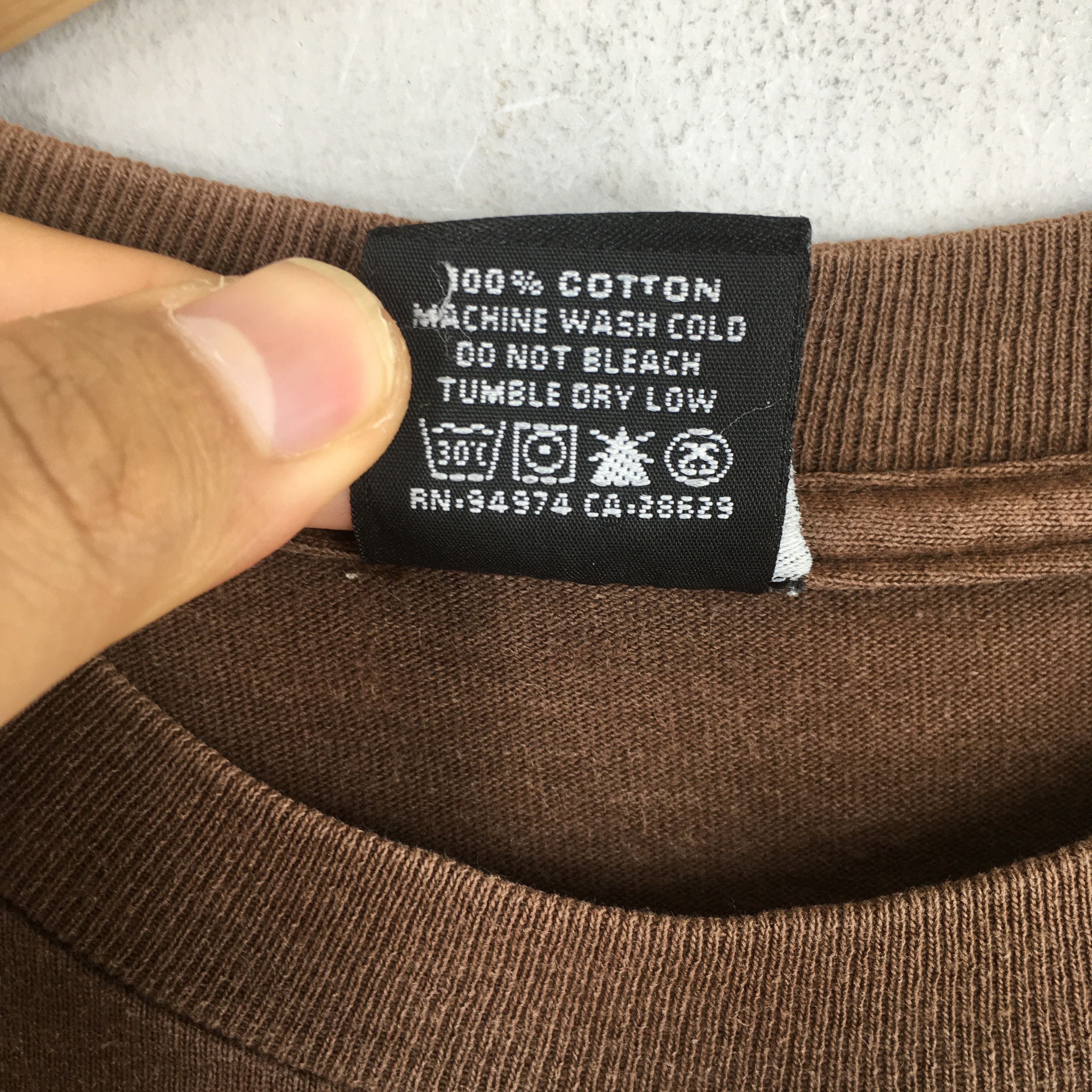 Stussy Vintage 90's Stussy Usa Brown T shirt Medium Size US M / EU 48-50 / 2 - 6 Thumbnail