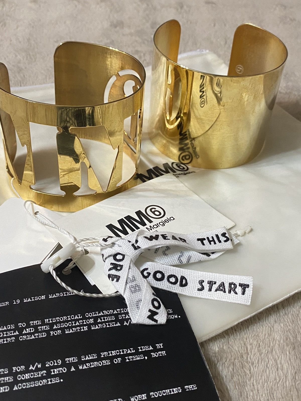 Maison Margiela MM6 Maison Martin Margiela x OTB Arm Cuff Set Bracelet Size ONE SIZE - 2 Thumbnail