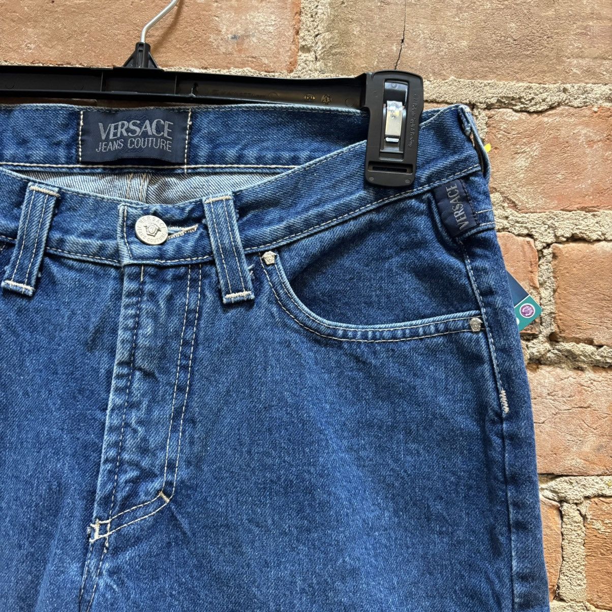 Versace × Vintage $400 Vintage 90s Versace Jeans Size 28" / US 6 / IT 42 - 2 Thumbnail