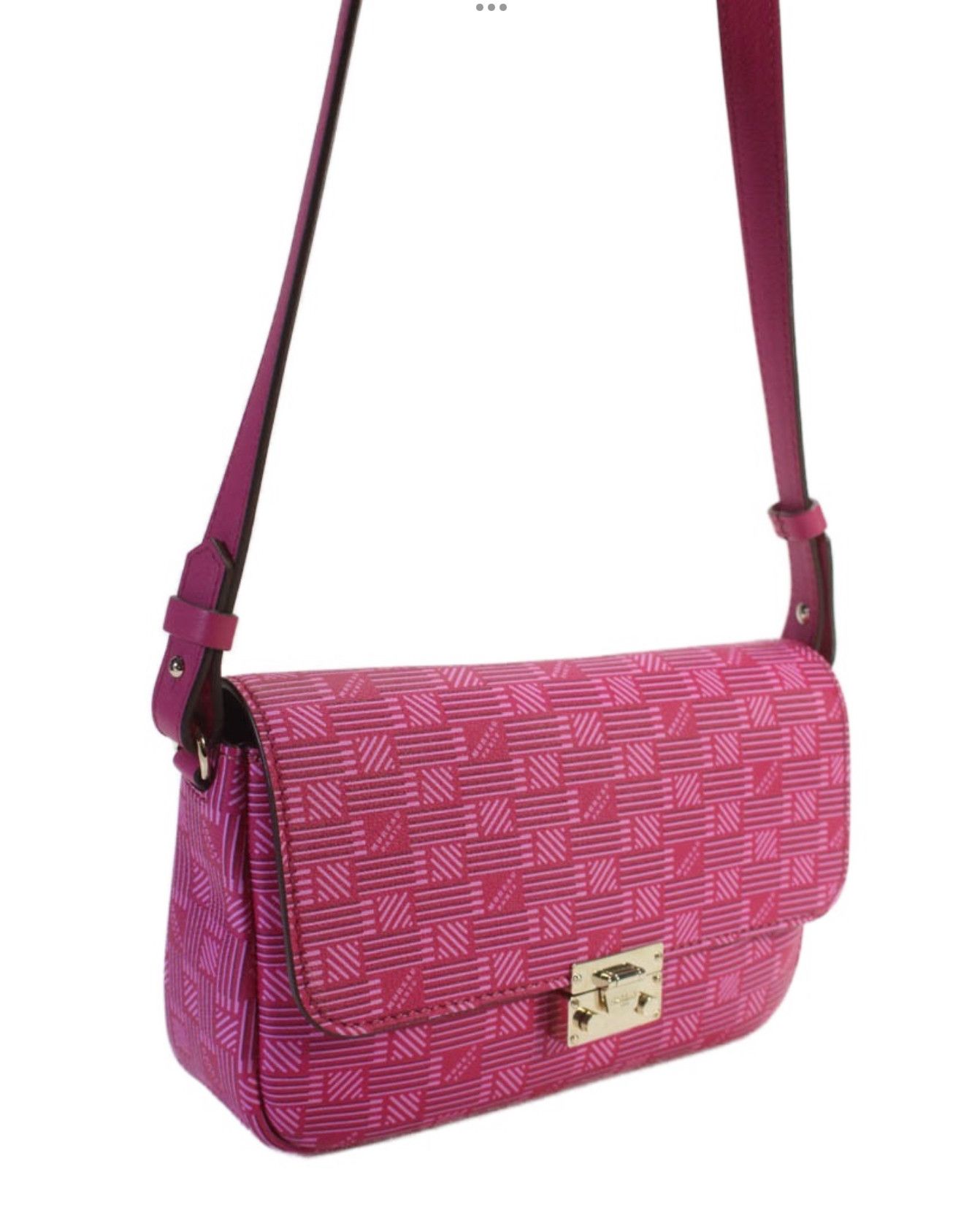 Moreau Paris Moreau Womens Pink Fuschia Croisette Small Crossbody Bag Size ONE SIZE - 3 Thumbnail