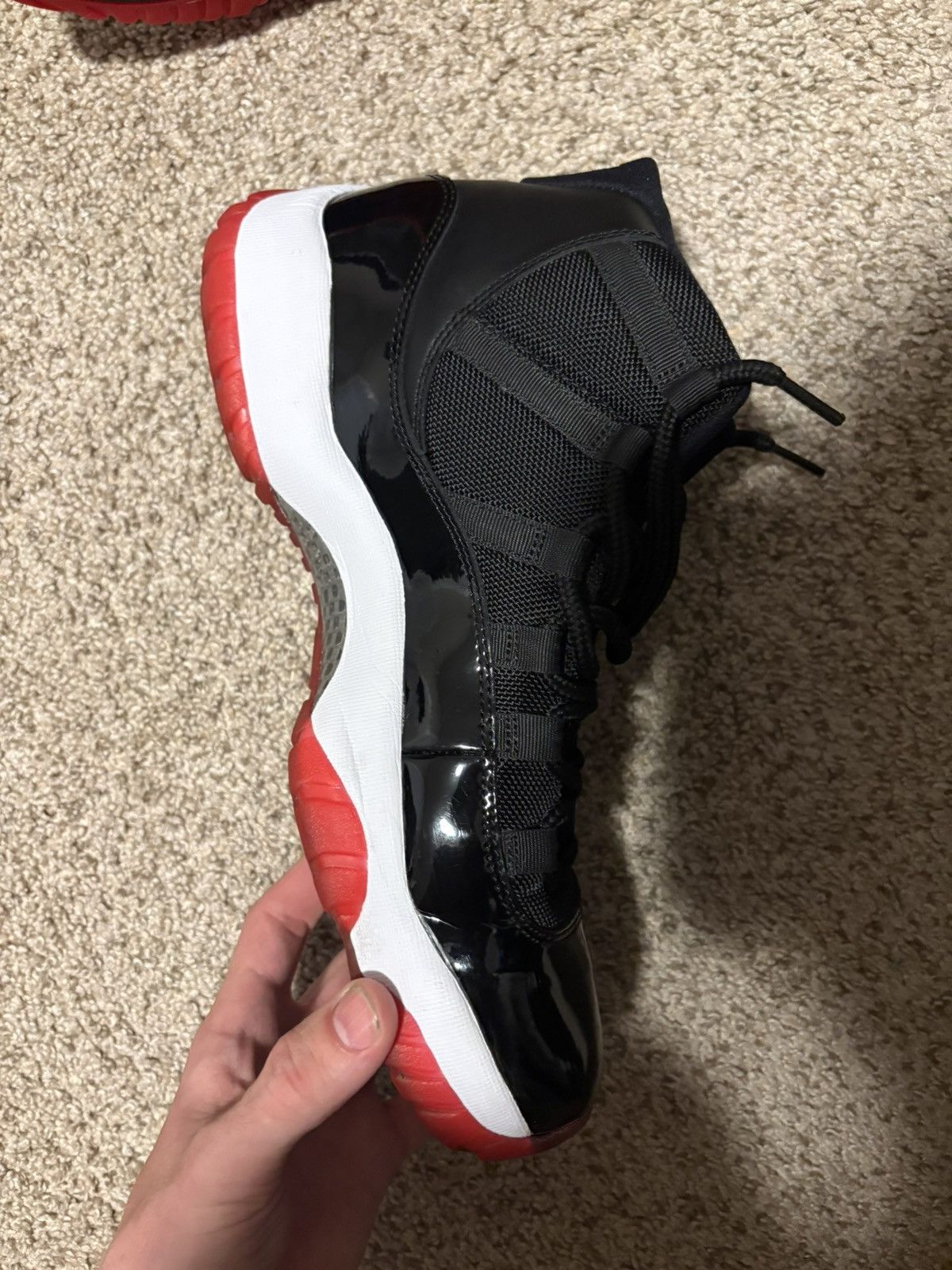 Jordan Brand OG BRED 11 2012 Size US 11.5 / EU 44-45 - 2 Thumbnail