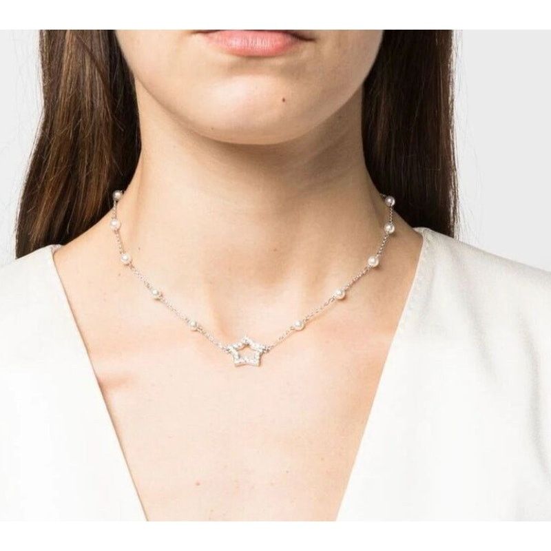 Swarovski Swarovski Stella Necklace (Star, White, Rhodium plated) Size ONE SIZE - 4 Thumbnail