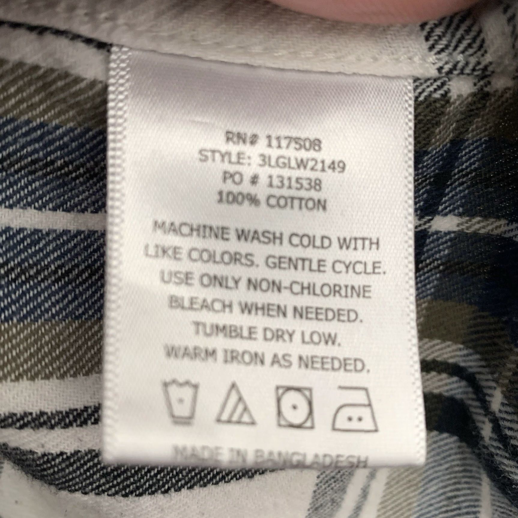 Levi's Levi’s Shirt Men Small Plaid Button-Up 100% Cotton Pockets Beige Flannel Casual Western 90s? (Oops) Size US S / EU 44-46 / 1 - 4 Thumbnail