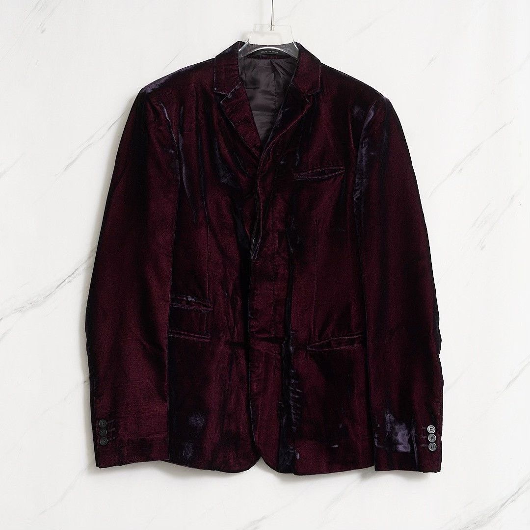 Emporio Armani Emporio Armani Men's Vintage Velvet Suit Size US M / EU 48-50 / 2 - 1 Thumbnail