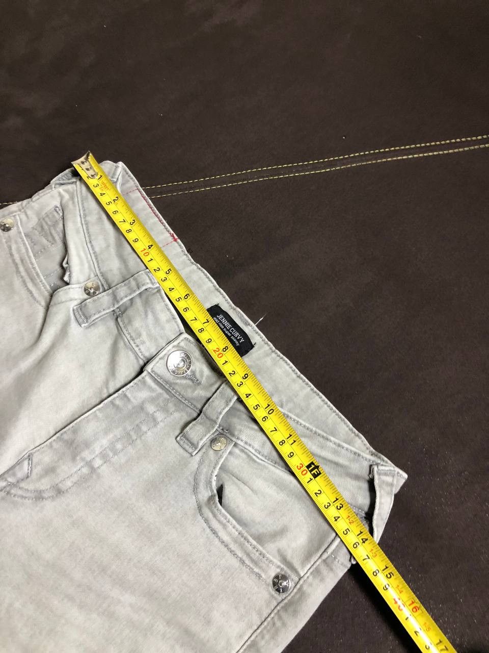 True Religion Women's True Religion Jennie Curvy Skinny Grey Jeans Size 28" / US 6 / IT 42 - 14 Thumbnail