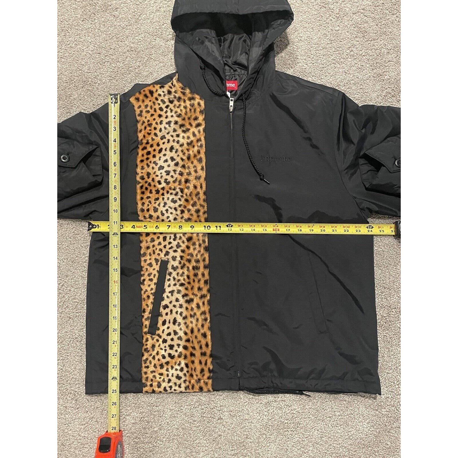 Supreme SUPREME Cheetah Print Jacket BLACK Size Large Windbreaker Size US L / EU 52-54 / 3 - 5 Thumbnail