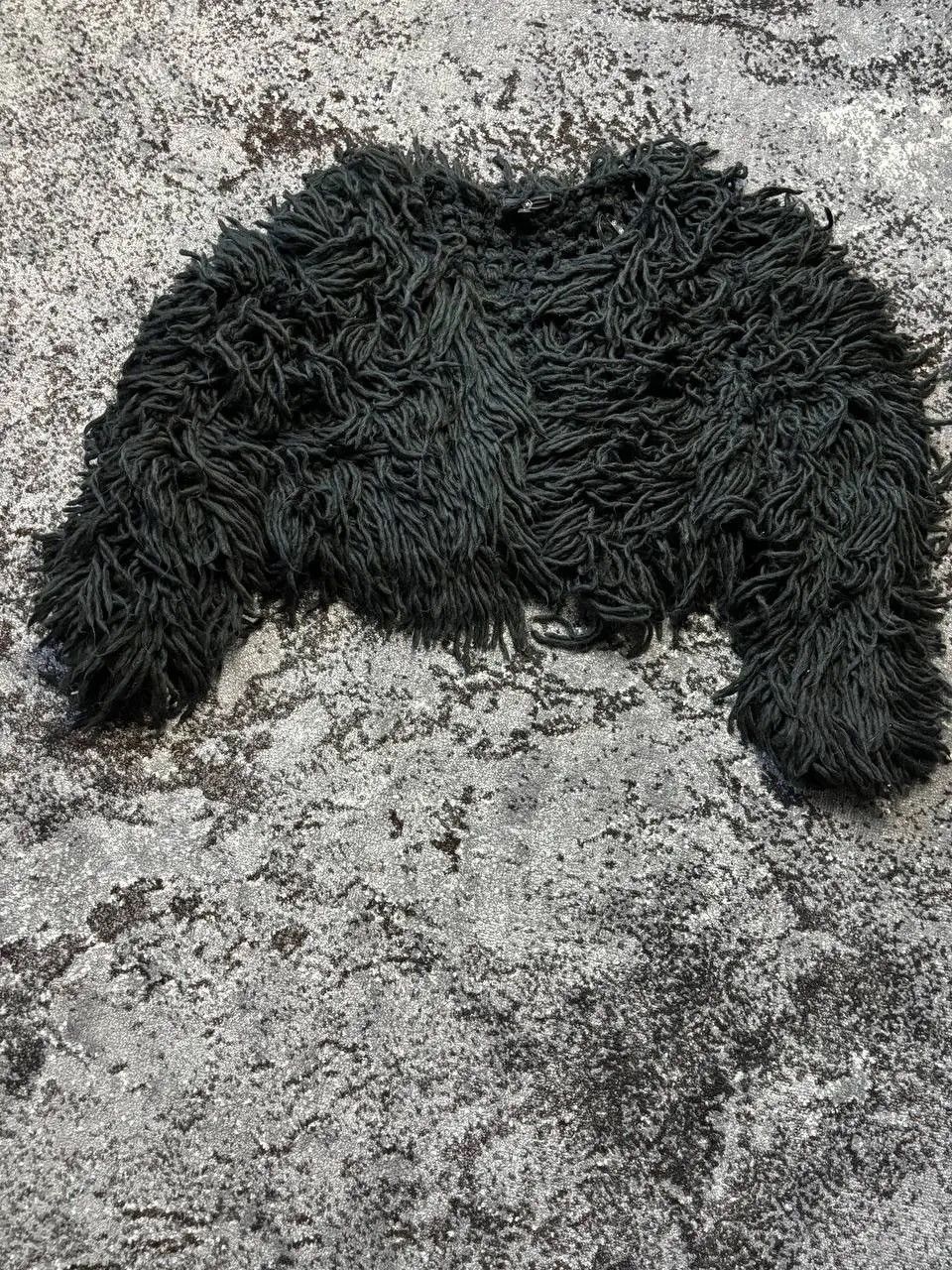 Japanese Brand × Vintage Vintage Opium Fuzzy Fur Owens Carti Style Bomber Avantgarde Size US M / EU 48-50 / 2 - 11 Thumbnail