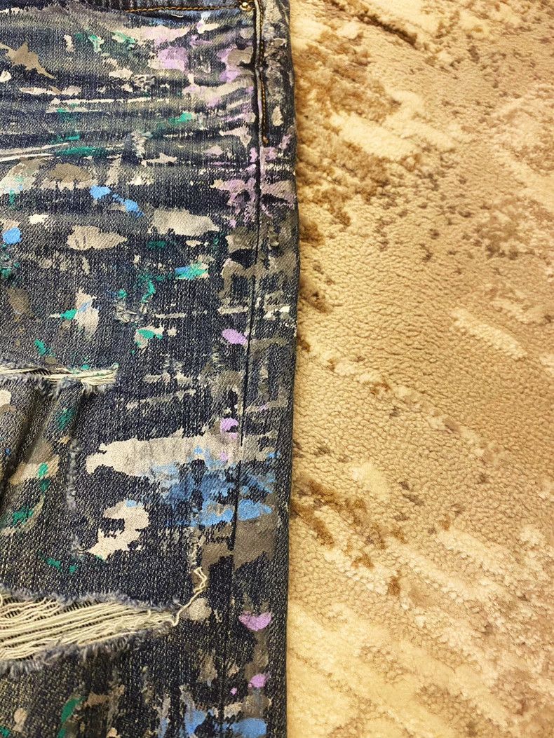 Amiri Amiri 19 new style full ink wash distressed blue jeans Size US 34 / EU 50 - 4 Thumbnail
