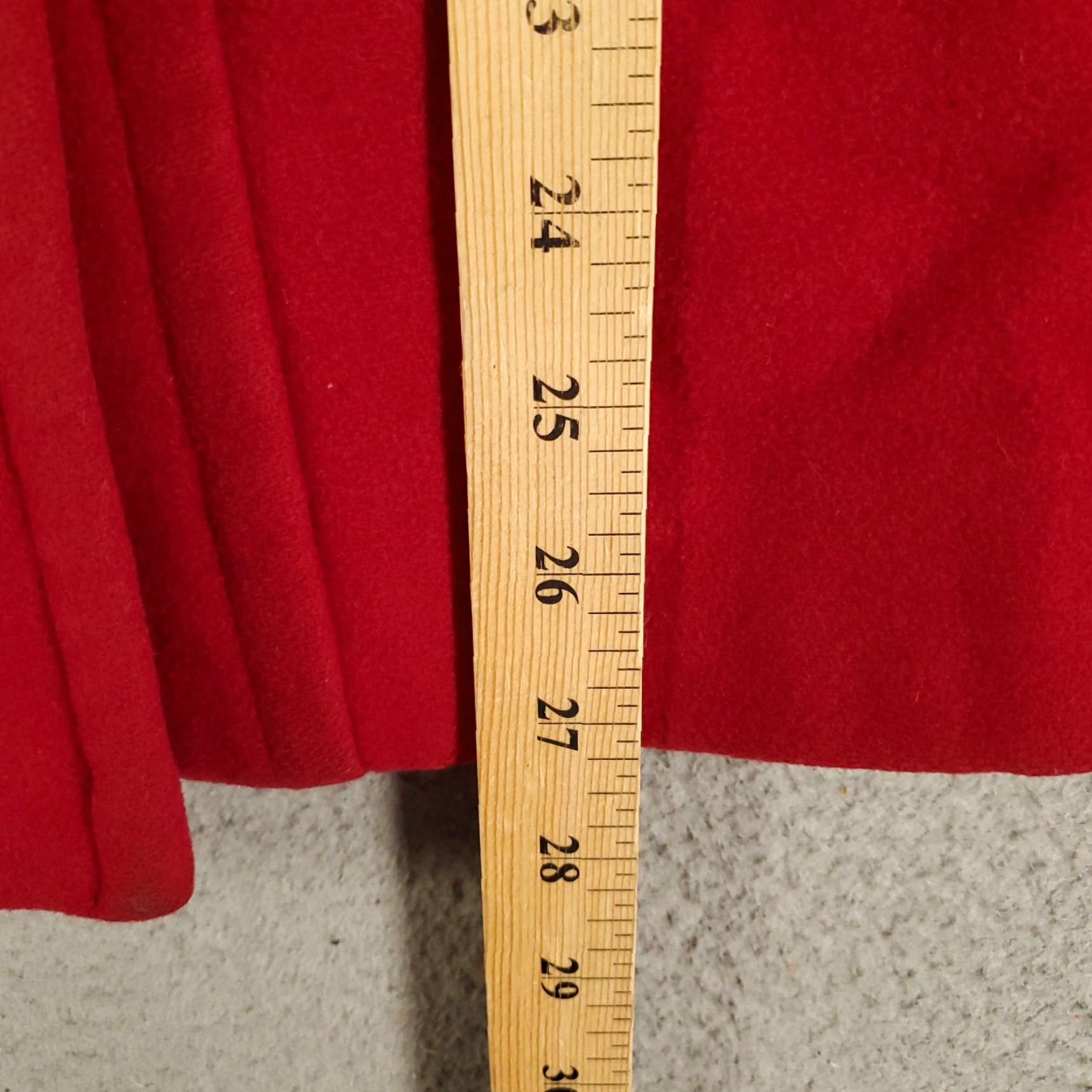 Croft & Barrow Croft & Barrow Jacket Pea Coat Womens M Red Wool Blend Button Up Long Sleeve Regular Fit Size M / US 6-8 / IT 42-44 - 7 Thumbnail