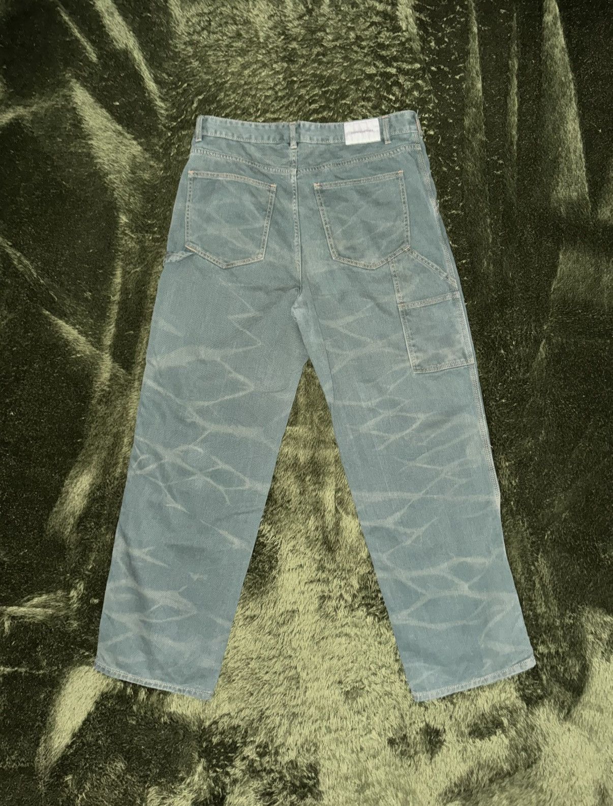 thisisneverthat [XL] Thisisneverthat Crack printed Double Knee Pants Green Size US 36 / EU 52 - 6 Thumbnail