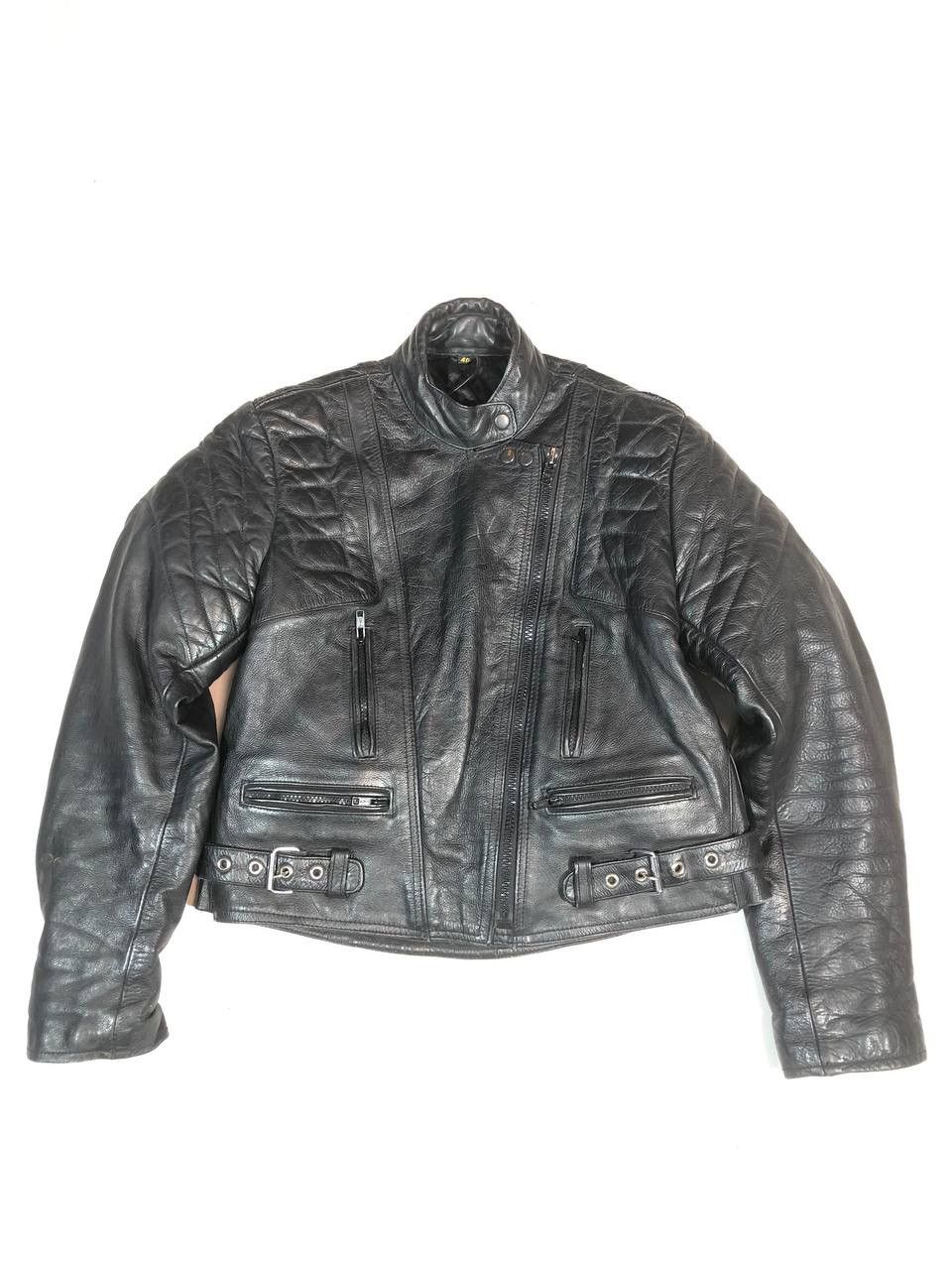 Vintage Rare Racing Moto Leather Jacket
