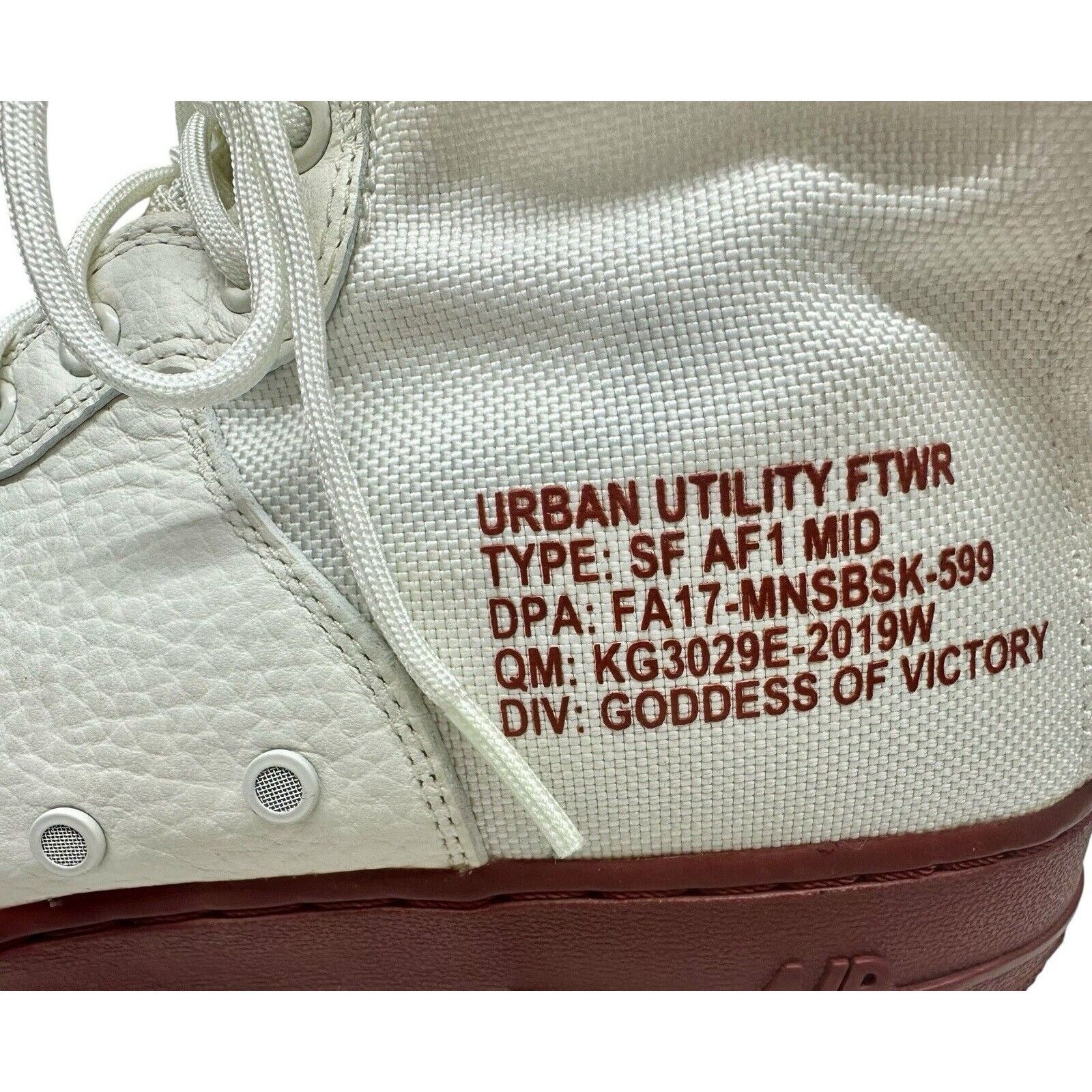 Nike Nike SF Air Force 1 Mid "Red Ivory" 917753-100 Men's 12.5 Size US 12.5 / EU 45-46 - 7 Thumbnail