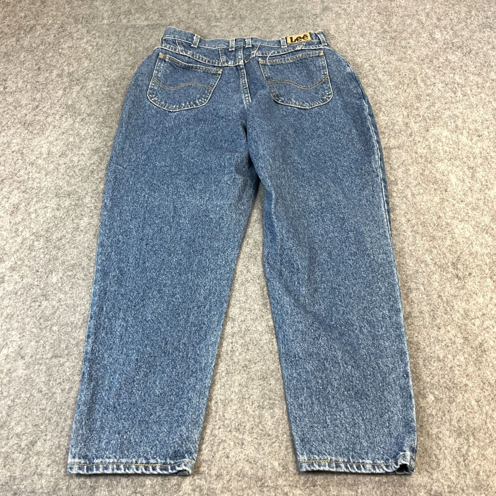 Lee VINTAGE Lee Riders Jeans 80s High Waisted Mom Tapered 29 27 UK 10 Fuzzy Size US 29 - 2 Thumbnail