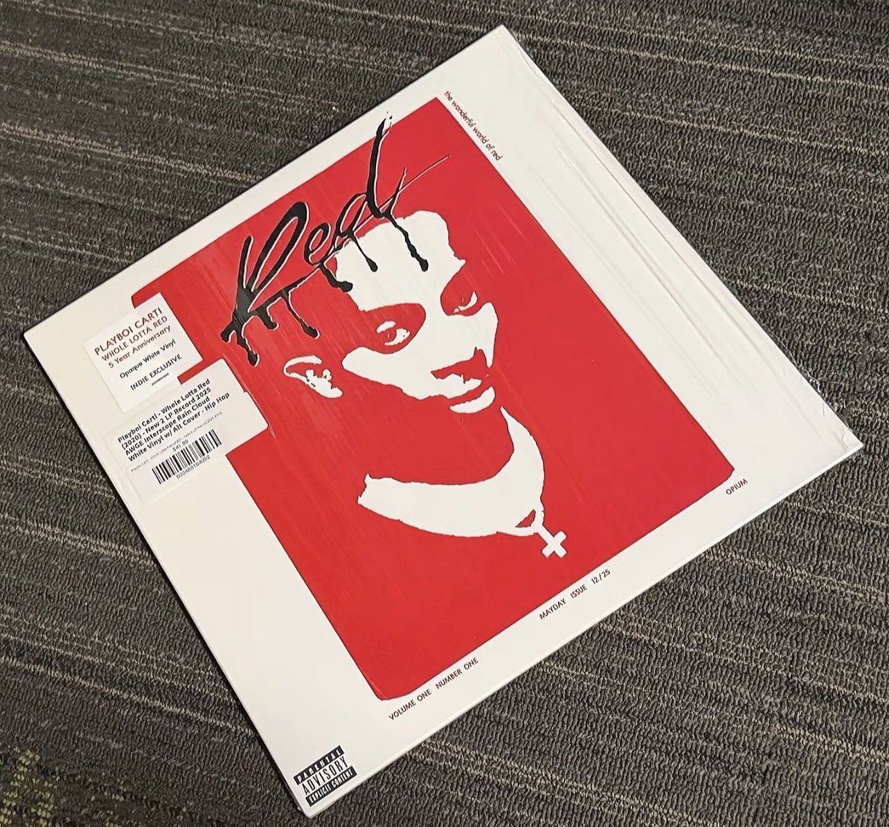 Playboy Playboi Carti Vinyl 5 Year Anniversary Size 36 - 1 Thumbnail