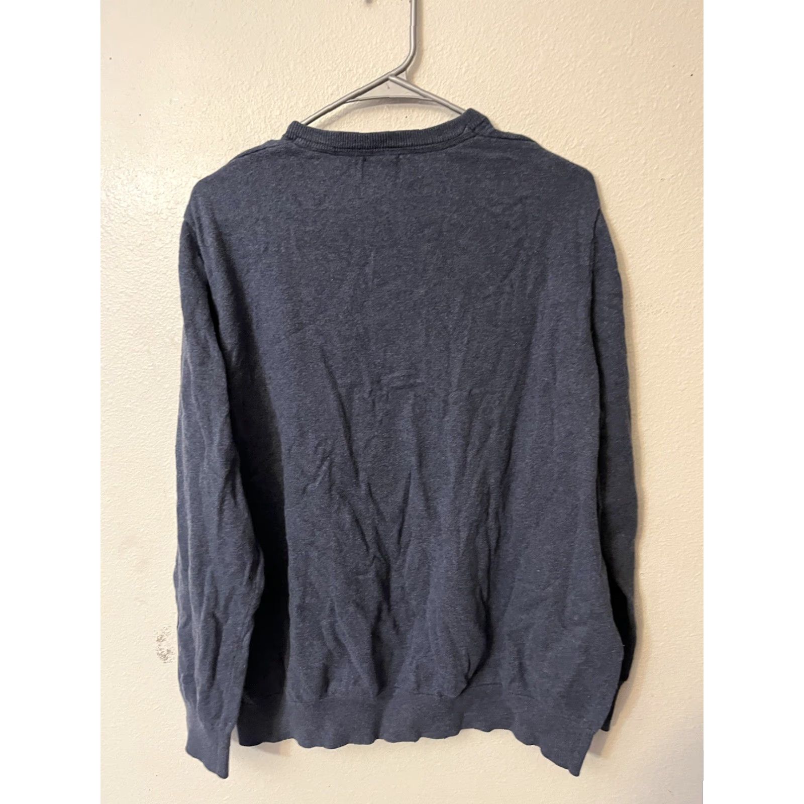 Vintage L.L. Bean Sweater Men's Size XL Cotton Cashmere Blue Item #274603 Size US XL / EU 56 / 4 - 2 Thumbnail