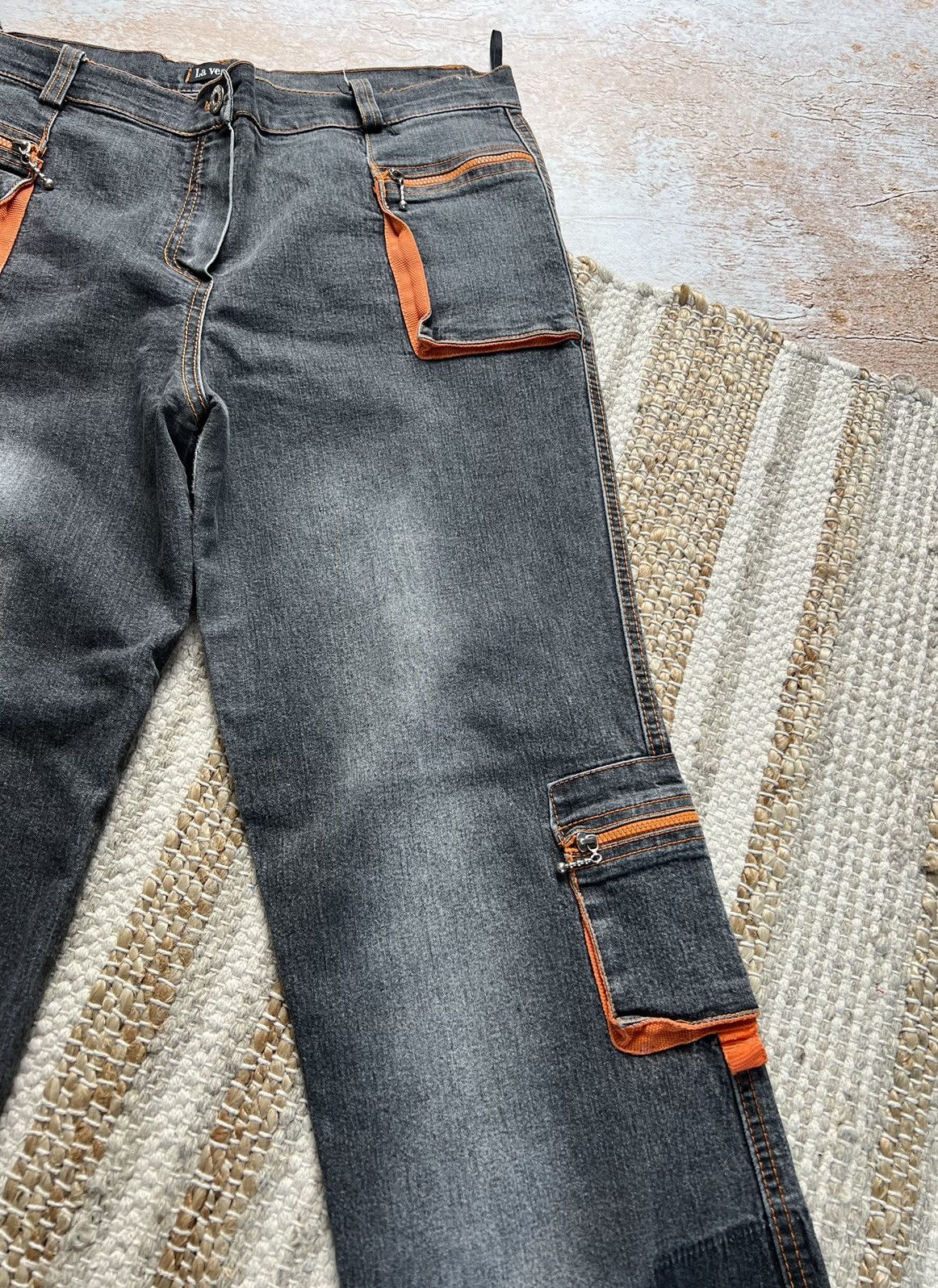 Japanese Brand × Seditionaries Vintage Japanese cargo denim pants Size US 30 / EU 46 - 4 Thumbnail