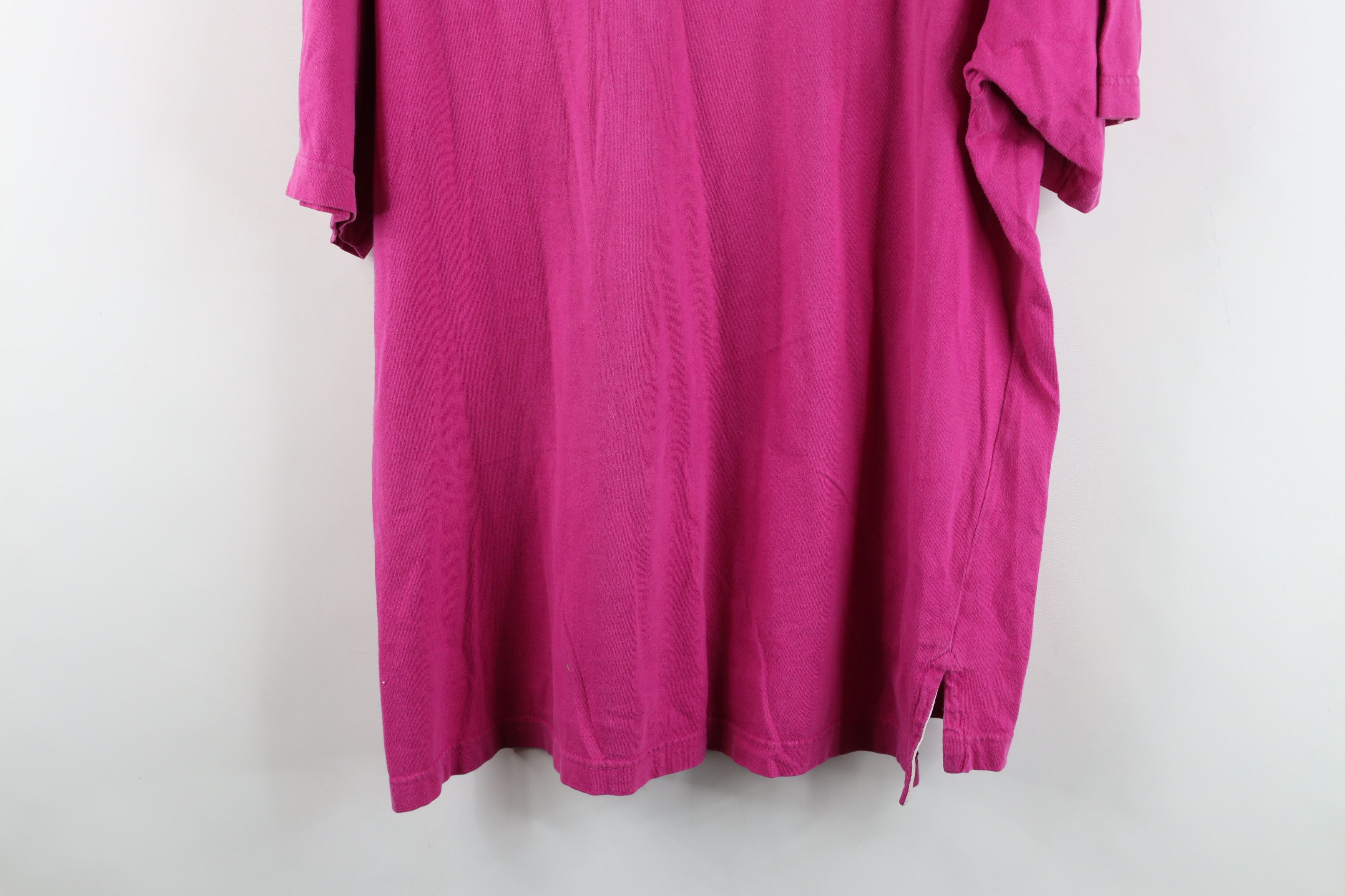 Vintage Vintage 90s Streetwear Short Sleeve Pocket T-Shirt Pink Size US XL / EU 56 / 4 - 14 Thumbnail