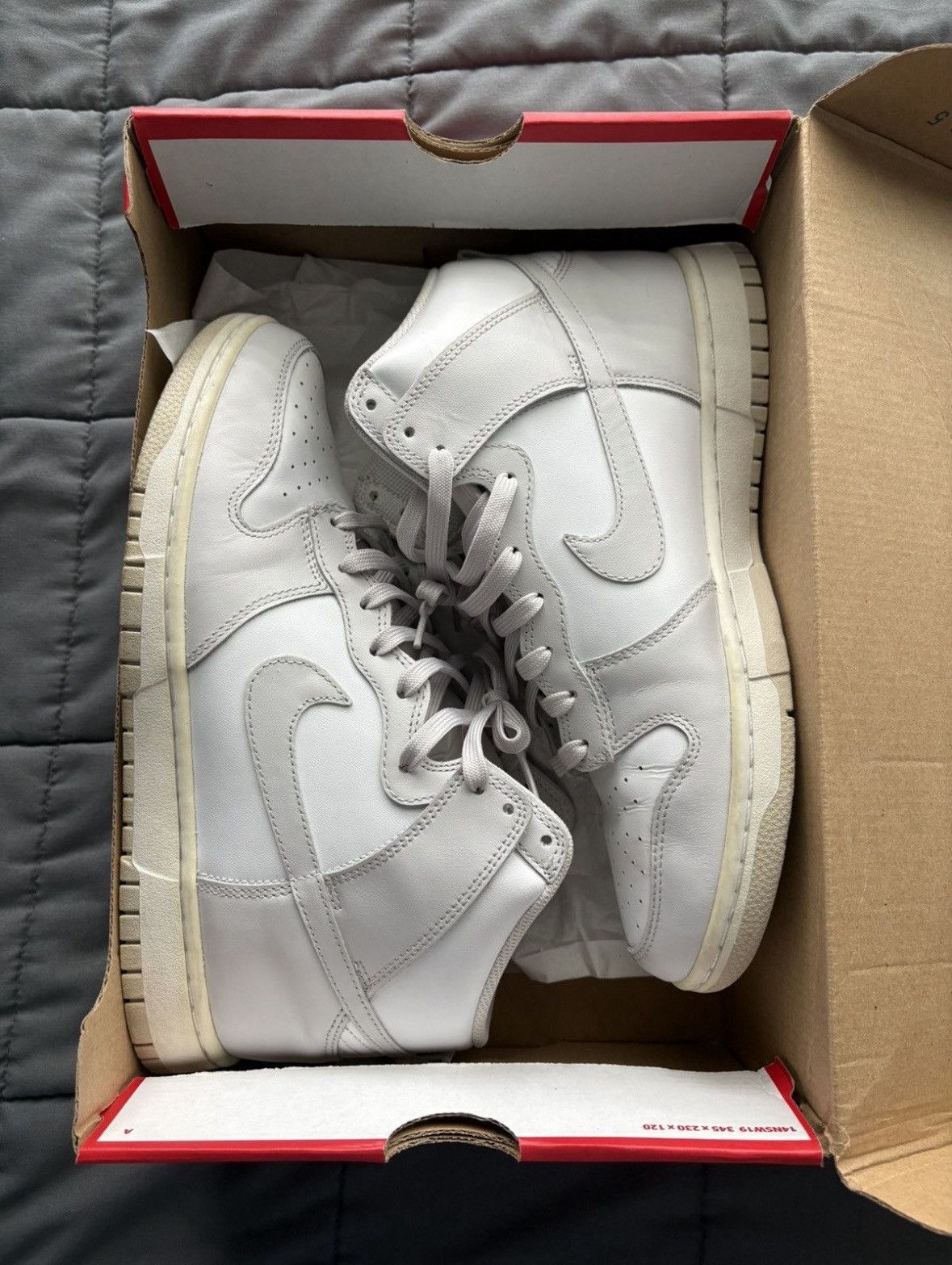 Nike Nike Dunk High Vast Grey Size US 10 / EU 43 - 8 Thumbnail