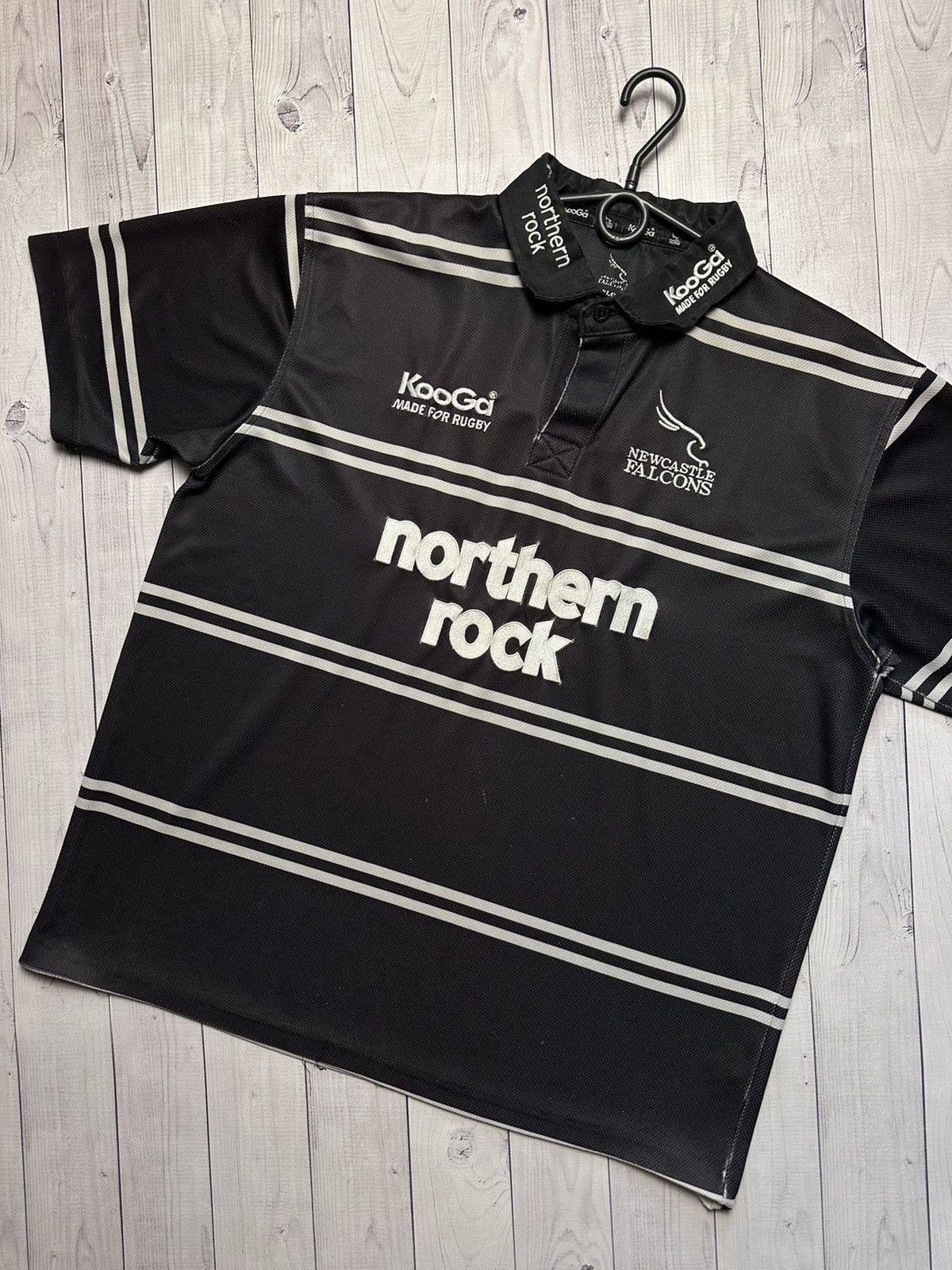 Vintage Vintage Rugby jersey New Castle Falcons size XL logo rare Size US XL / EU 56 / 4 - 2 Thumbnail