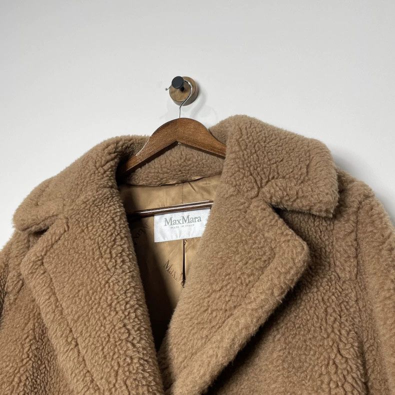 Other Max Mara Camel hair and silk solid single button coat Size M / US 6-8 / IT 42-44 - 3 Thumbnail