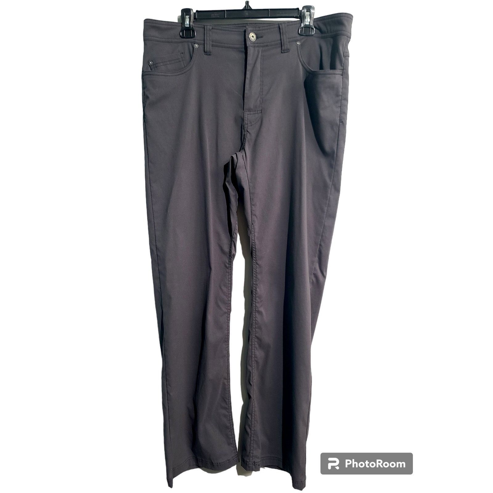 Prana PRANA Brion Slim Fit Pants In Charcoal Size US 36 / EU 52 - 2 Thumbnail
