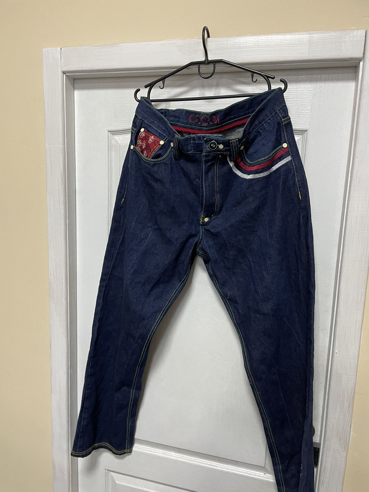 Coogi Vintage Coogi JOKER cards Embroidered Art pants Baggy Jeans Size US 38 / EU 54 - 7 Thumbnail
