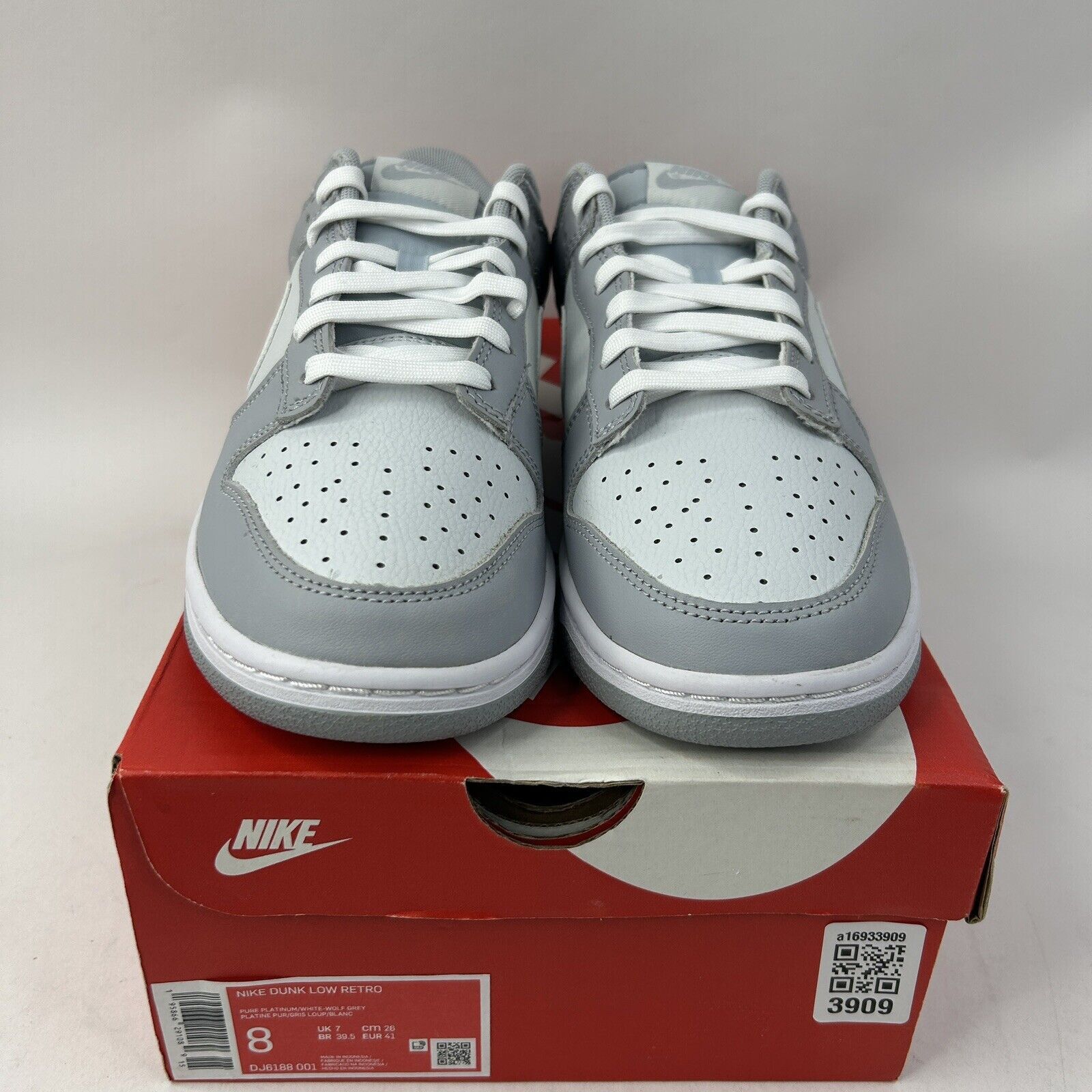 Nike Nike Dunk Low Retro “Pure Platinum Wolf Gray” 2024 Size US 8 / EU 41 - 2 Thumbnail