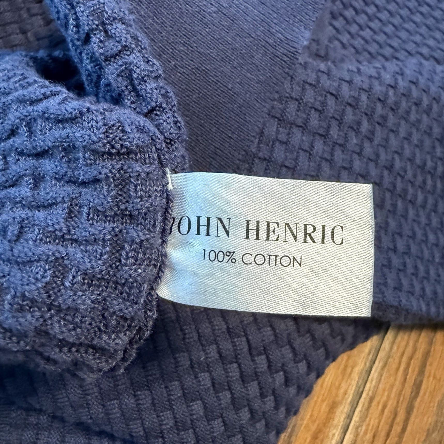 Vintage John Henric Sweden Sweater Mens XXL Blue Full Zip Knit Cardigan Size US XXL / EU 58 / 5 - 4 Thumbnail