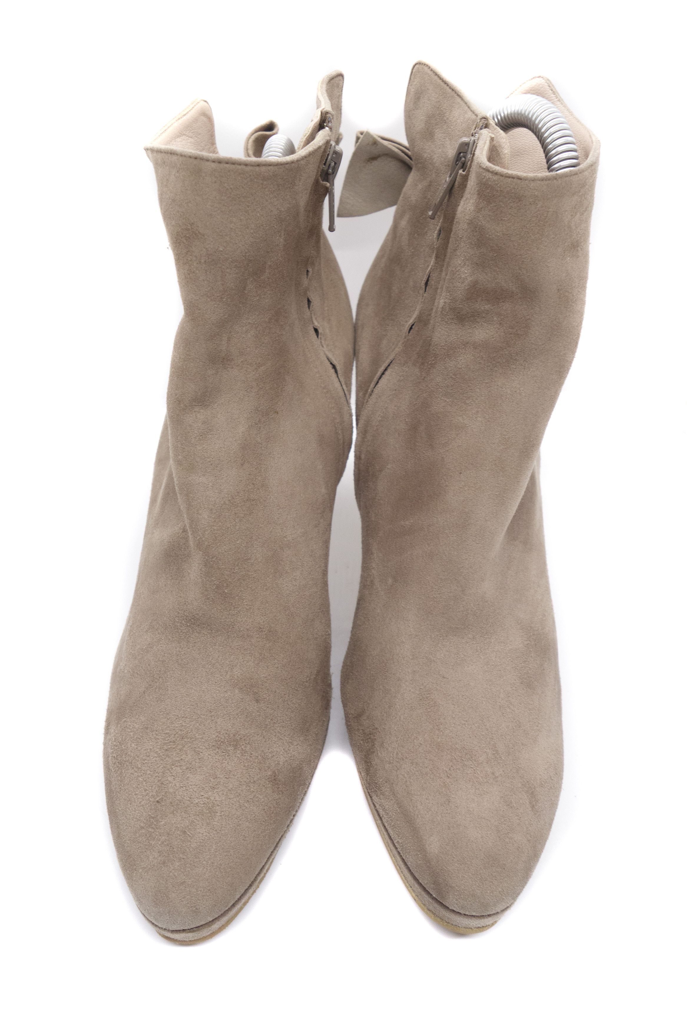 Chloe Suede Heeled Ankle Boots Size US 11 / IT 41 - 5 Thumbnail