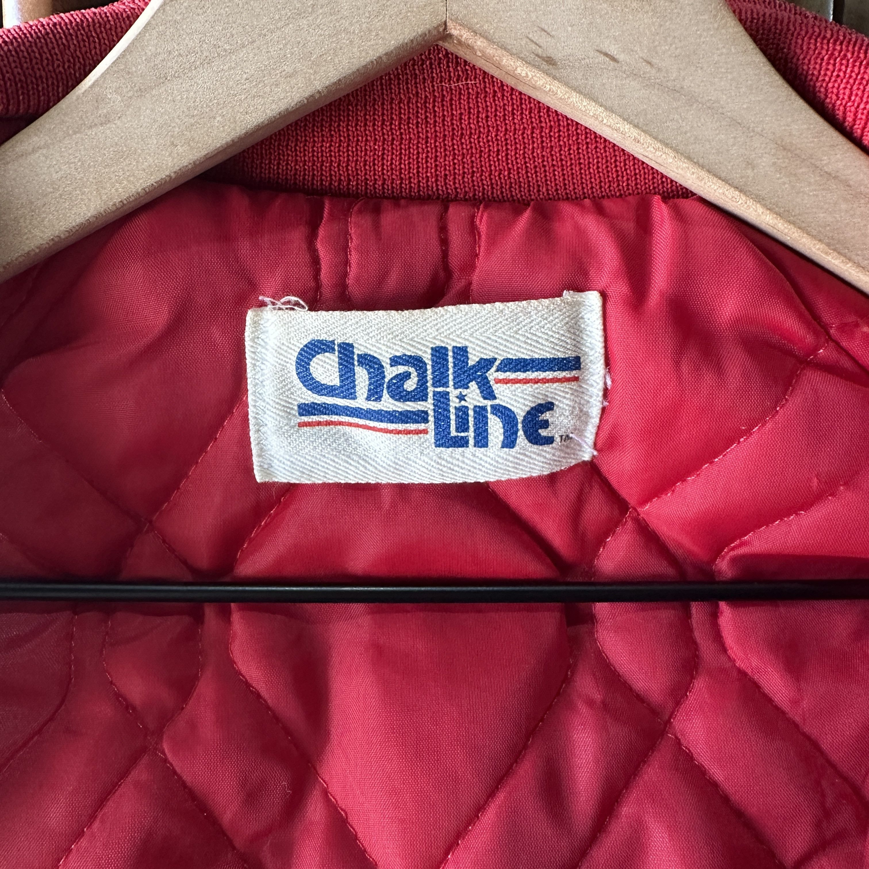 Chalk Line Vtg Chalk Line San Francisco Satin Bomber Jacket Spellout Size US M / EU 48-50 / 2 - 11 Thumbnail