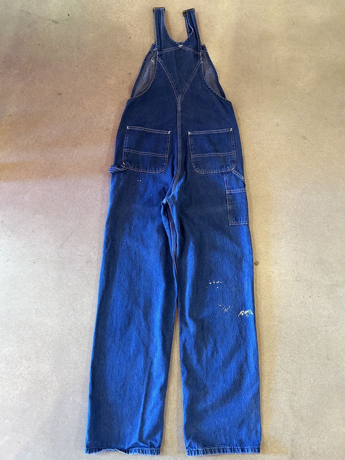 Carhartt × Vintage Vintage 90s Carhartt Painted Blue Denim