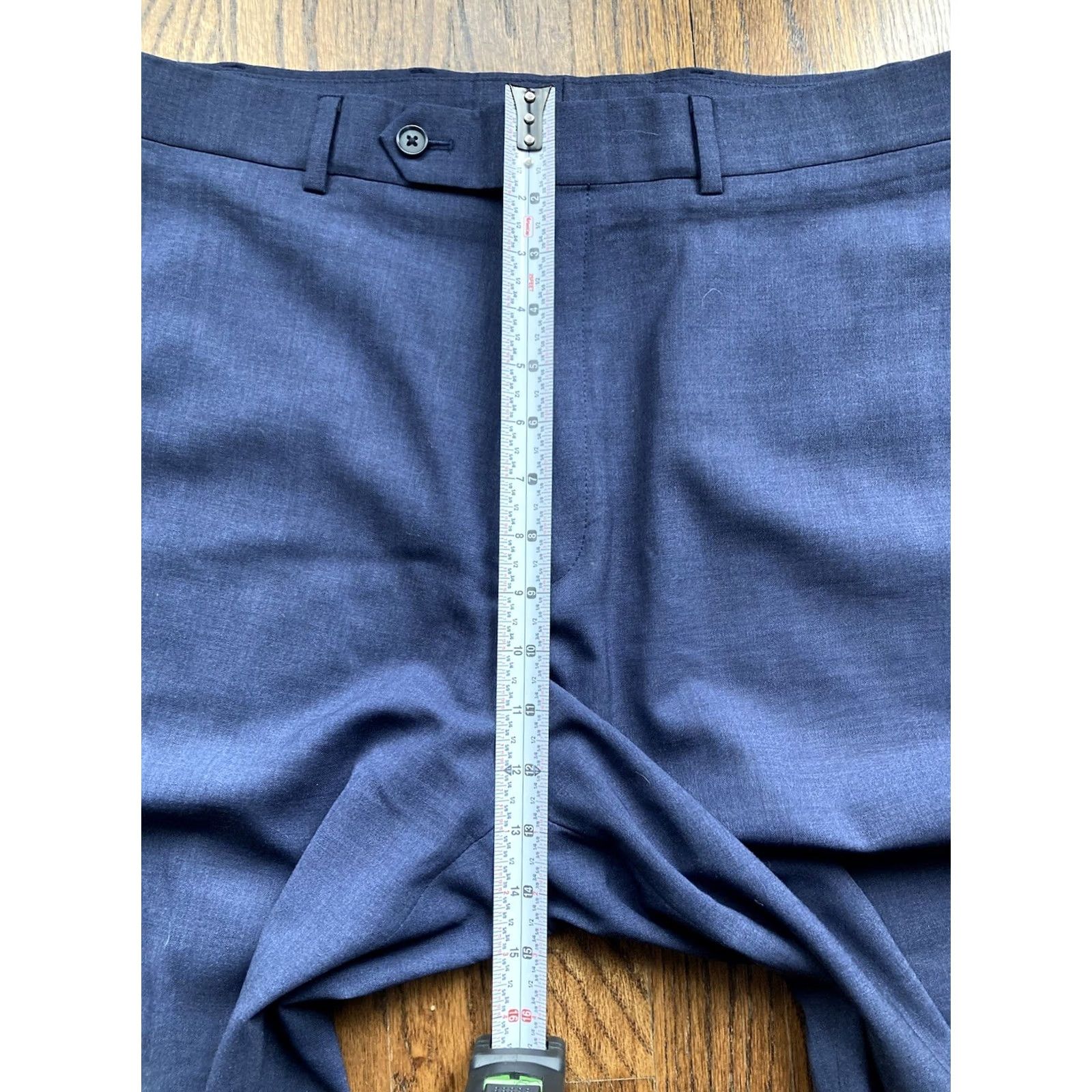 Brooks Brothers Brooks Brothers Dress Pants Mens 36x29 Navy Blue Wool Flat Front Regular Slacks Mens Dress Pants Blue Wool Classic Madison Slacks Size US 36 / EU 52 - 5 Thumbnail