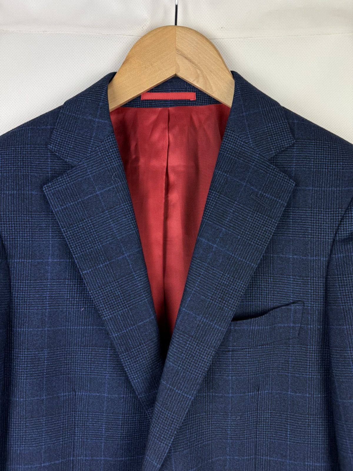 Suitsupply Suitsupply Carlo Barbera Wool Sienna Plaid Blazer Jacket Size 36R - 8 Thumbnail