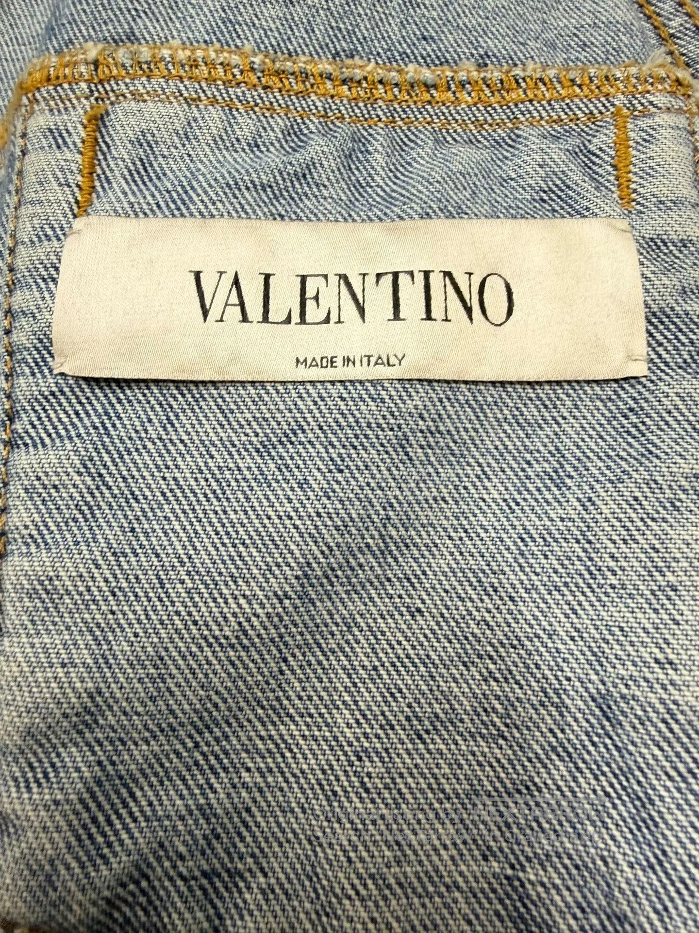 Valentino Valentino Denim Jacket Size 46. Size US L / EU 52-54 / 3 - 3 Thumbnail