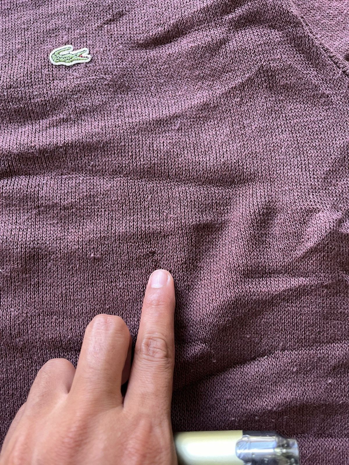 Japanese Brand × Lacoste × Vintage 🔥LACOSTE🔥 Side Logo Sweetshirts Japan 🇯🇵 Size US XL / EU 56 / 4 - 4 Thumbnail