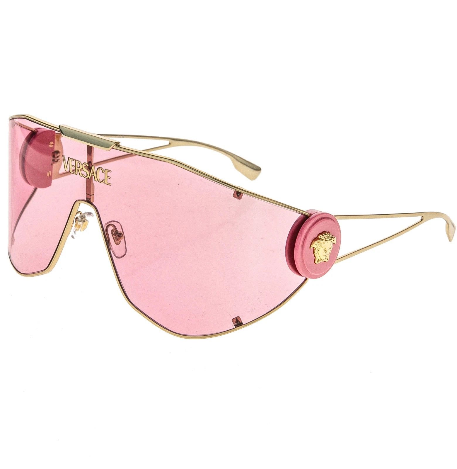 Versace VERSACE VE2268 GEOMETRIC MEDUSA 2268 Unisex Sunglasses Size ONE SIZE - 4 Thumbnail