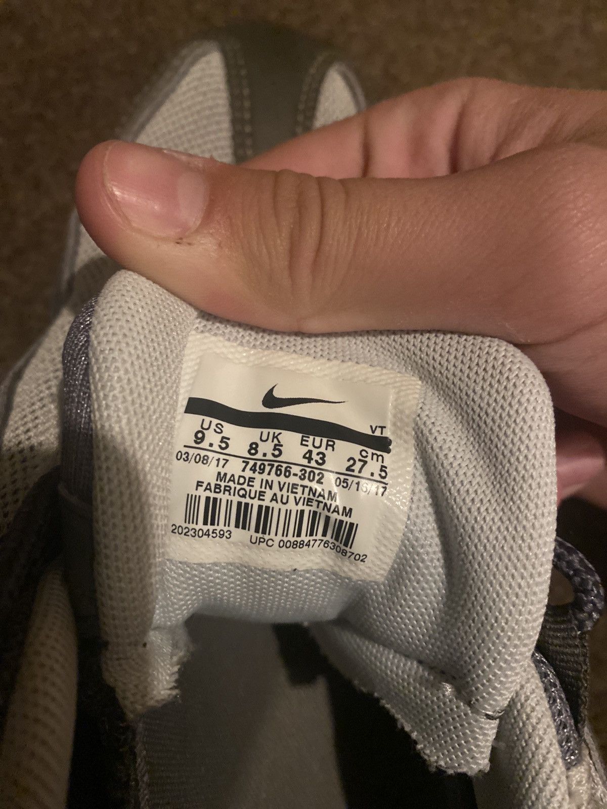 Nike Nike airmax 95s men’s size 8.5UK Size US 9.5 / EU 42-43 - 6 Thumbnail
