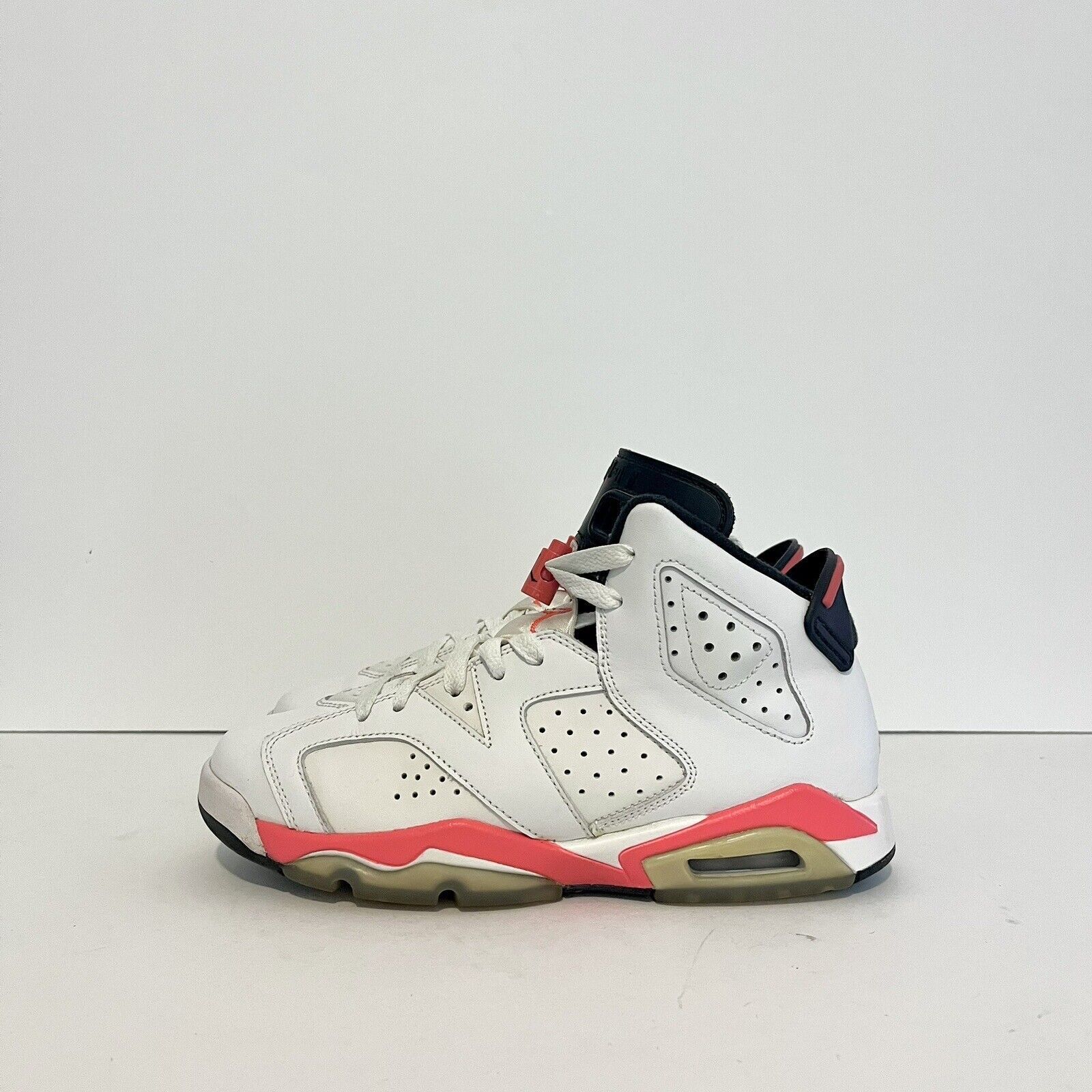 2013 Air Jordan VI Retro GS White Infrared 384665-123