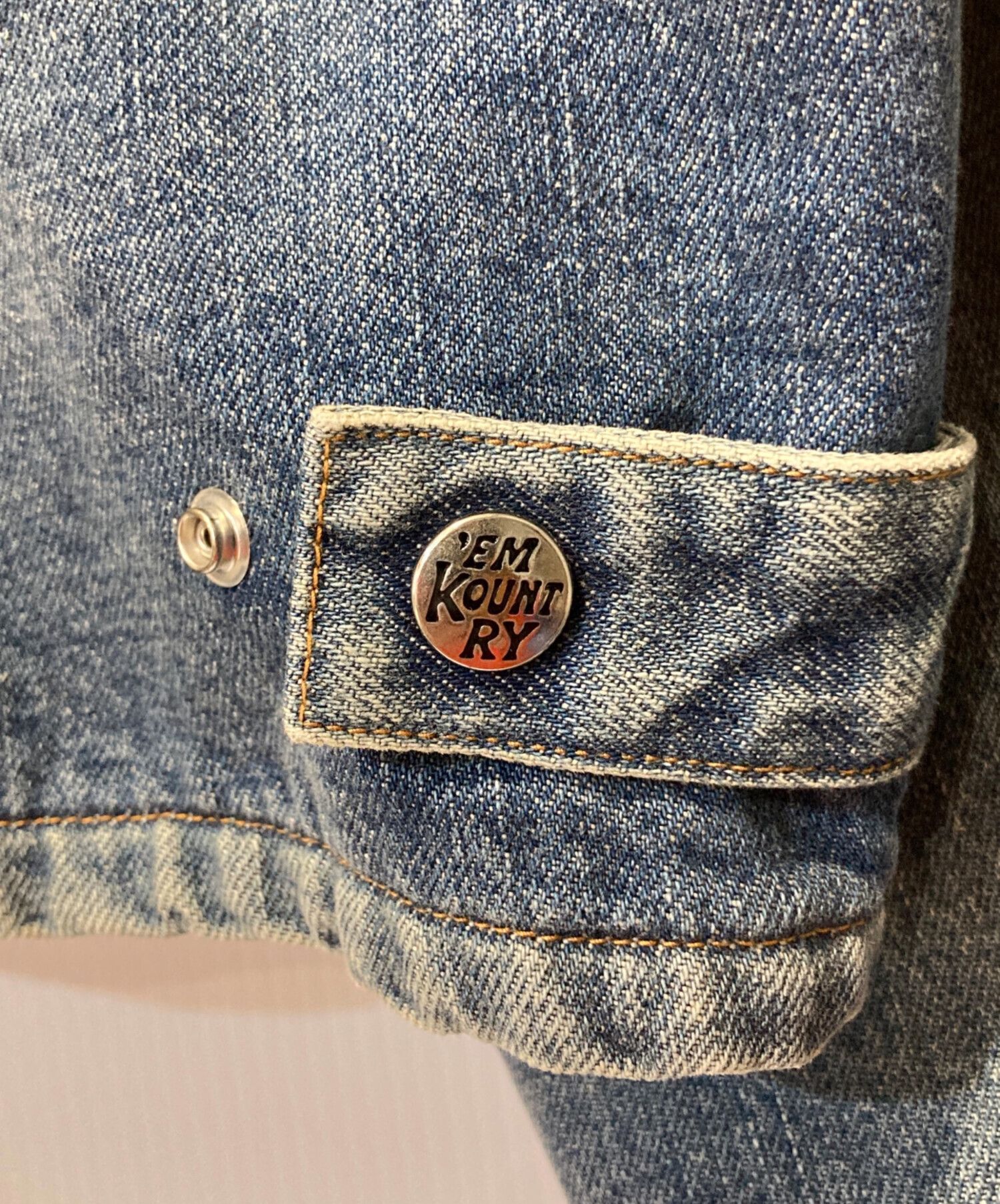 Kapital KAPITAL DENIM MOTOCROSS BORN JKT Indigo Size L | Grailed 