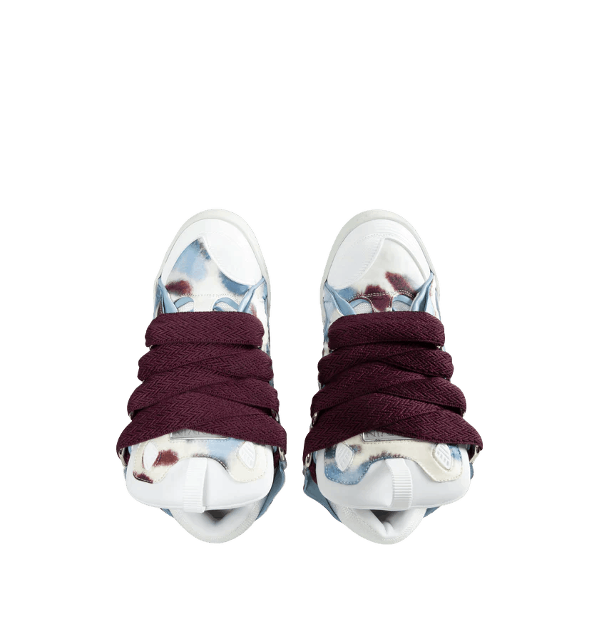 Lanvin o1h1sh11224 Curb Sneaker in Burgundy/Blue Size US 9 / EU 42 - 3 Thumbnail