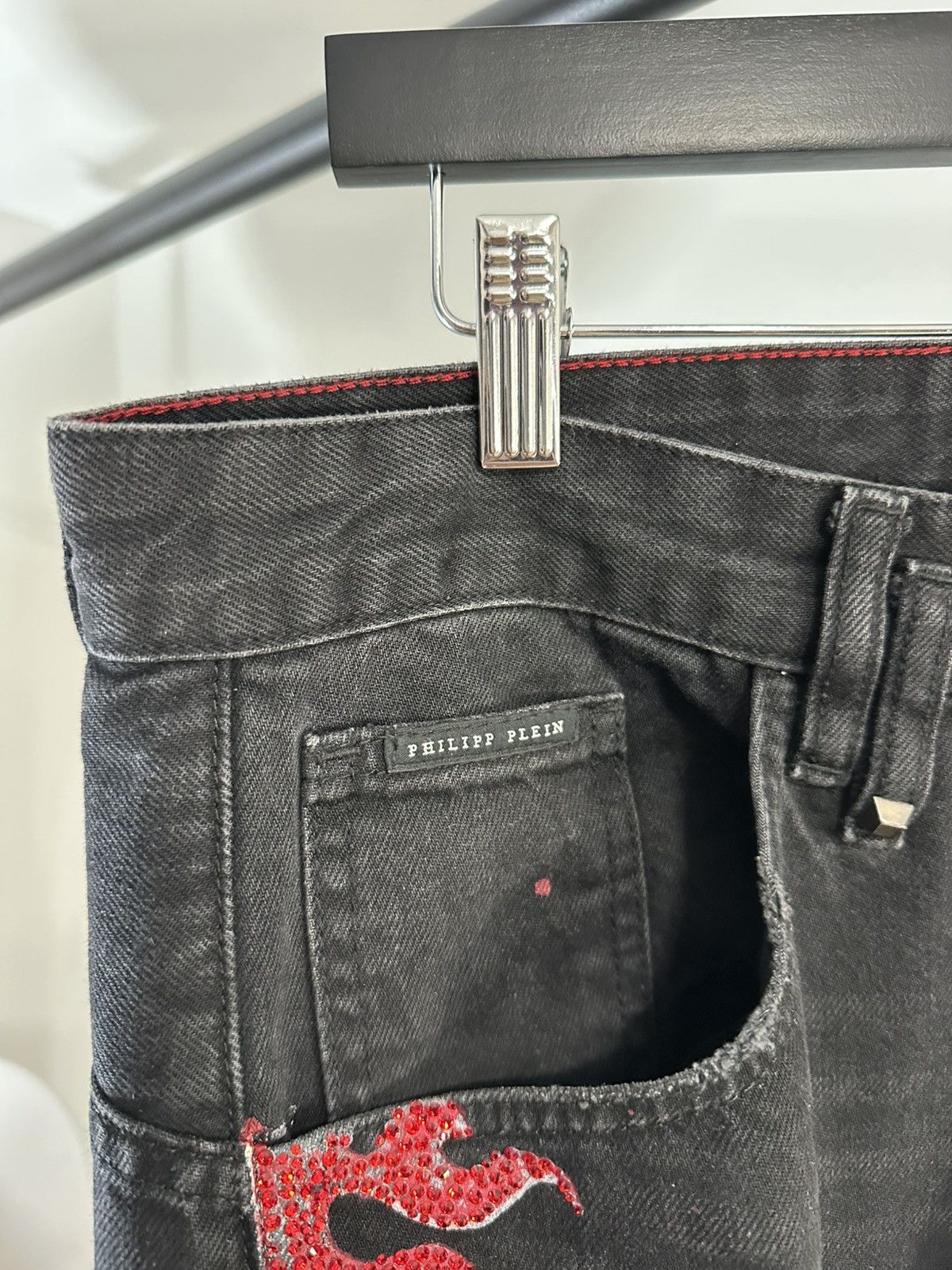 Philipp Plein Phillip Plein Skull Denim Size US 33 - 17 Thumbnail