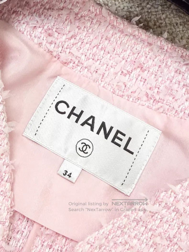 Chanel Chanel 21C early spring vacation cherry blossom pink tweed Size XXS / US 00 / IT 34 - 5 Thumbnail