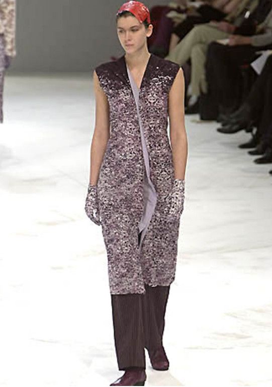 Issey Miyake Issey Miyake Pleats Please 01AW Ink-Dyed Sleeveless Top Size US S / EU 44-46 / 1 - 3 Thumbnail